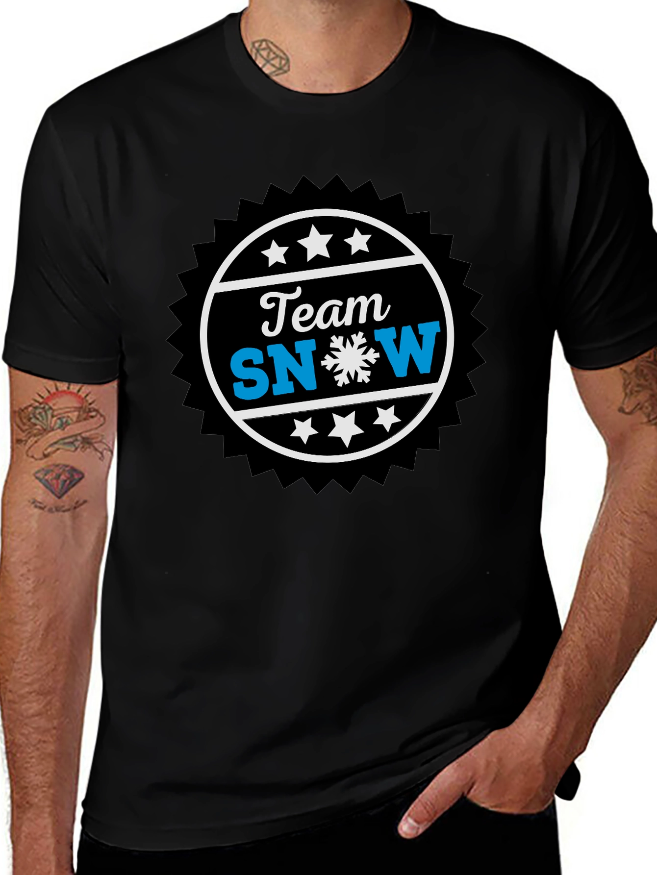 Team Snow Graphic Tee - Winter Sports T-Shirt
