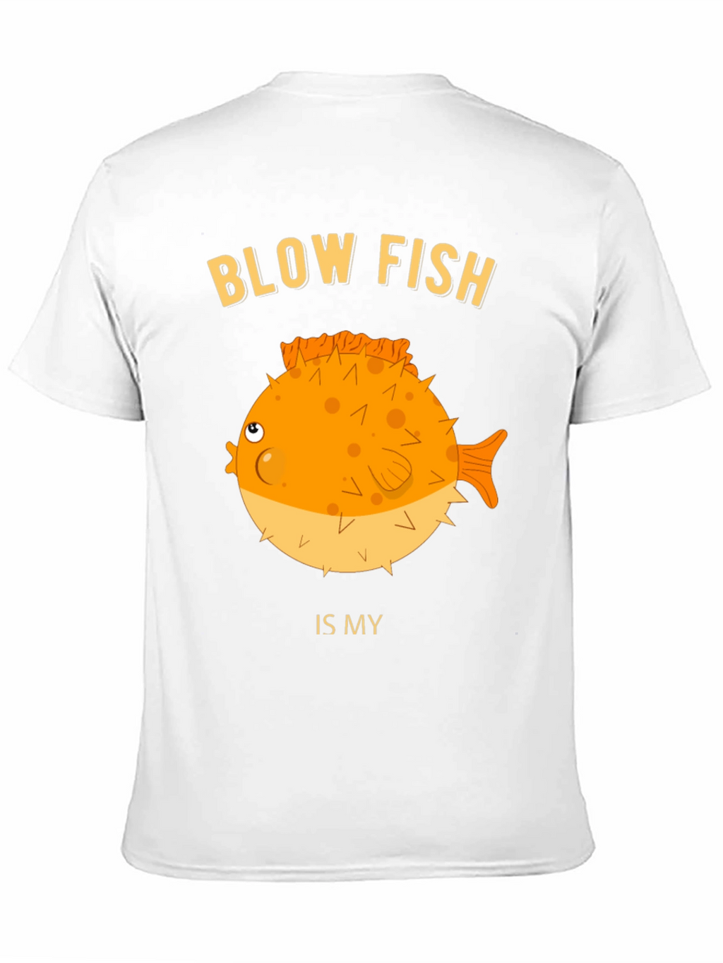 Blow Fish Graphic T-Shirt - Funny Fish Lover Tee