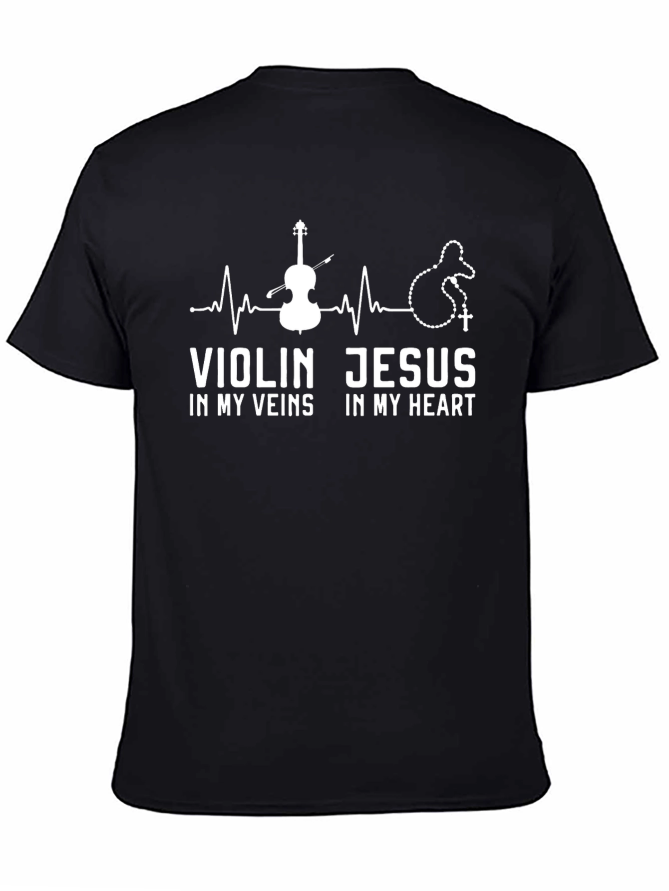 Violin Jesus T-Shirt: Faith & Music