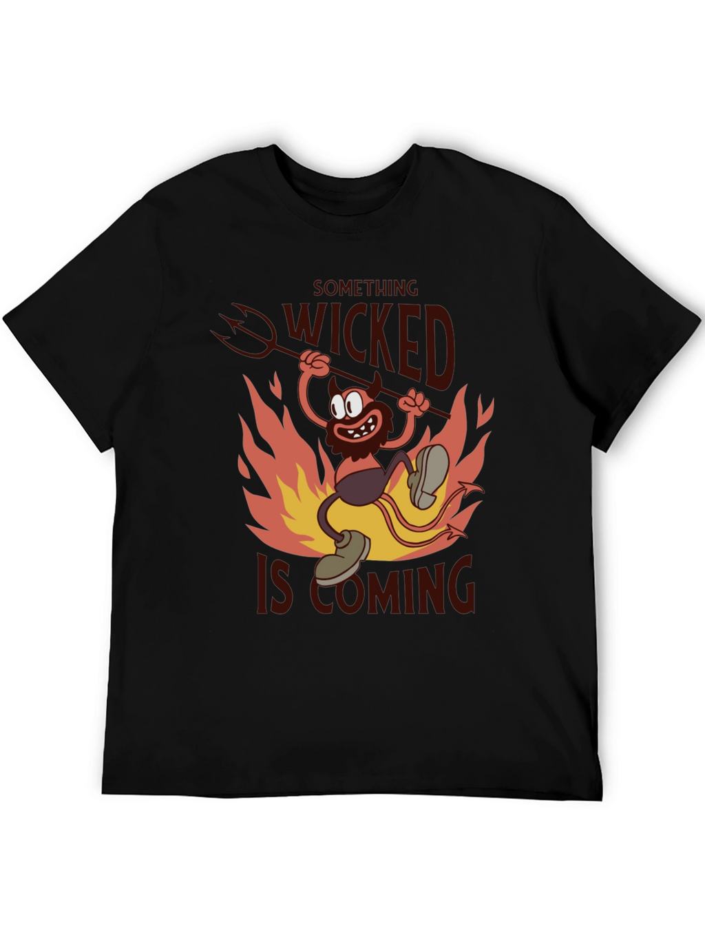 Something Wicked T-Shirt - Devil Cartoon Graphic Tee