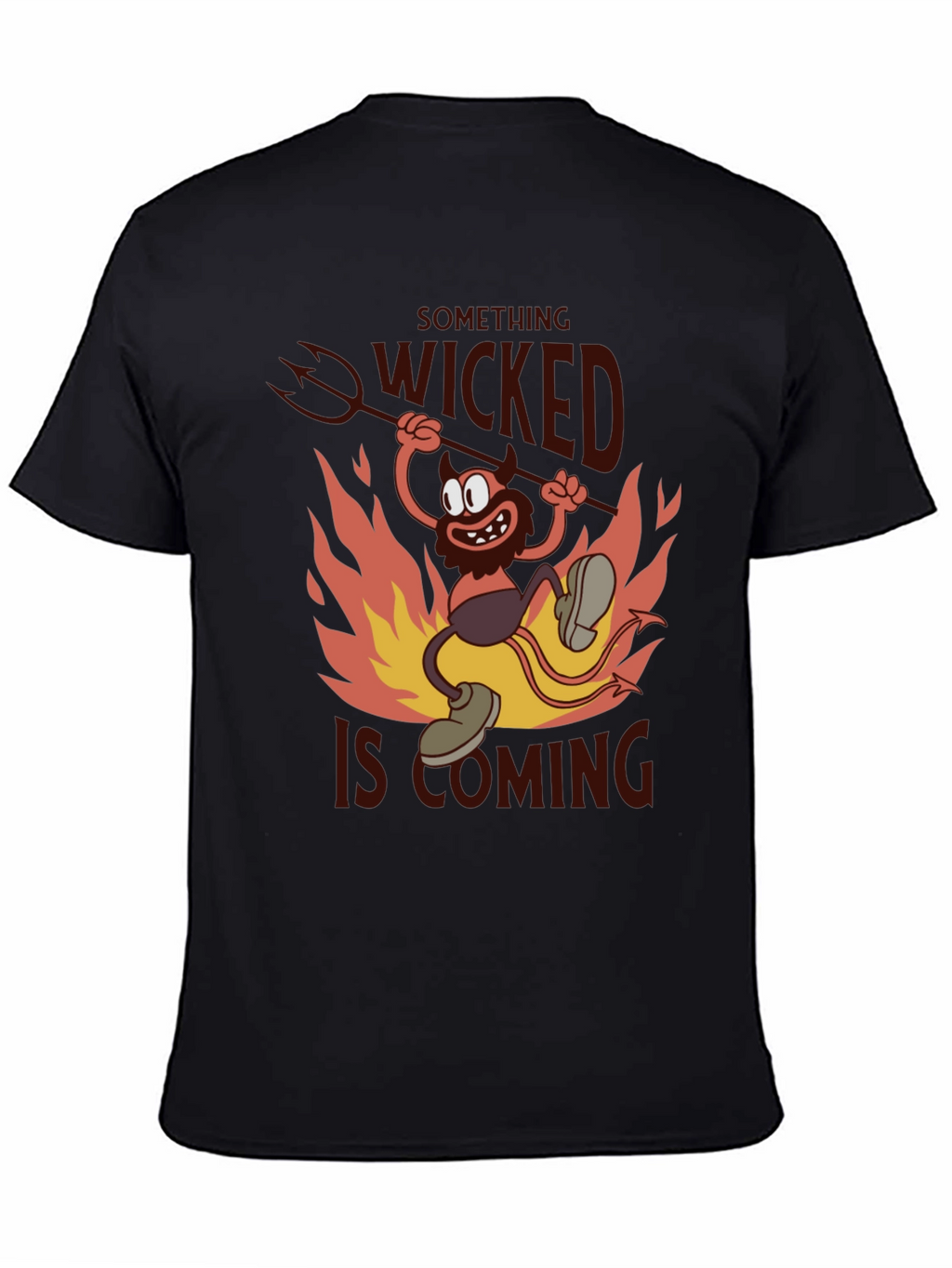 Something Wicked T-Shirt - Devil Cartoon Graphic Tee