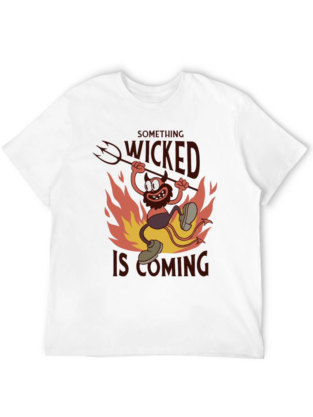 Something Wicked T-Shirt - Devil Cartoon Graphic Tee