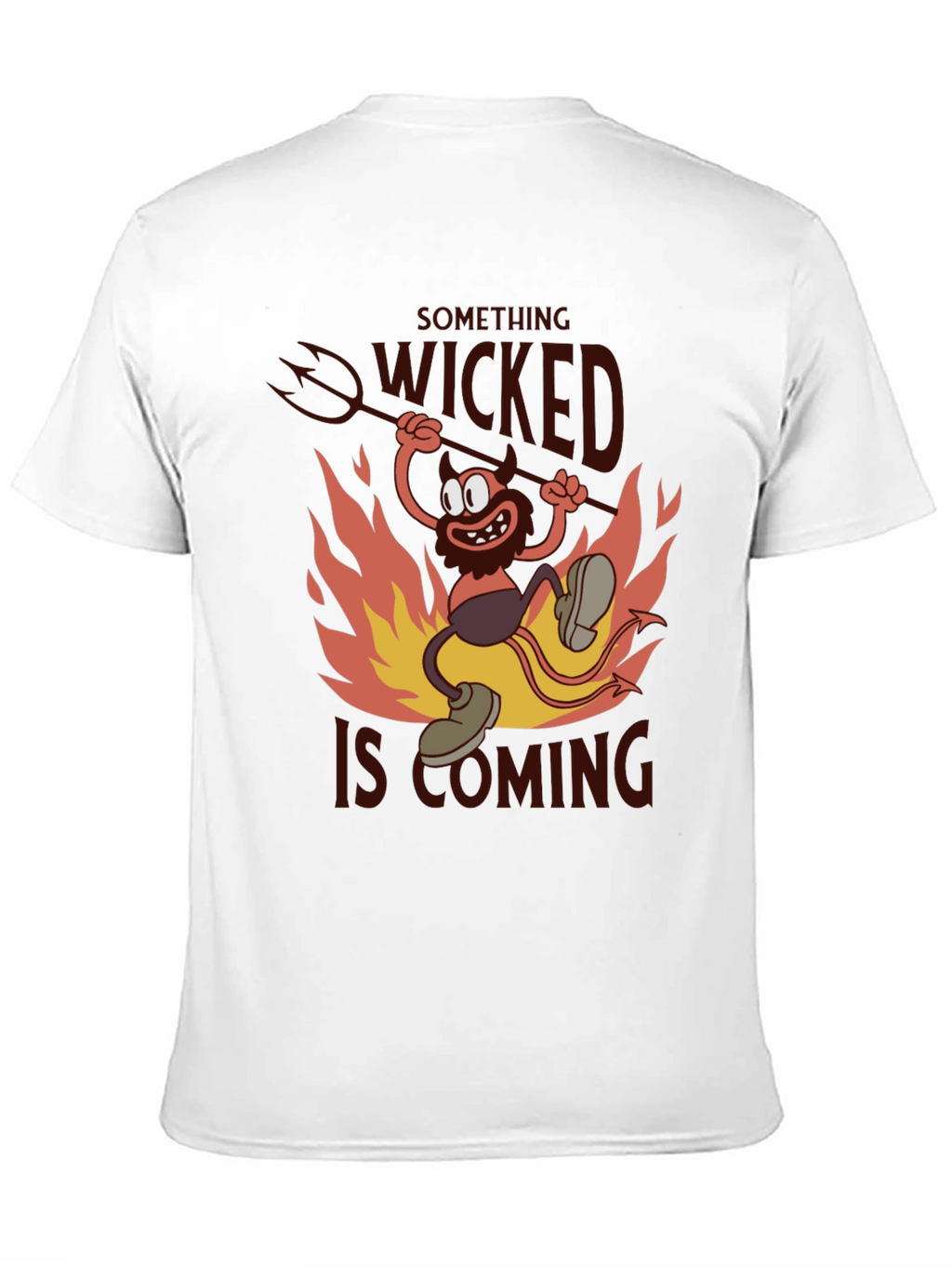 Something Wicked T-Shirt - Devil Cartoon Graphic Tee