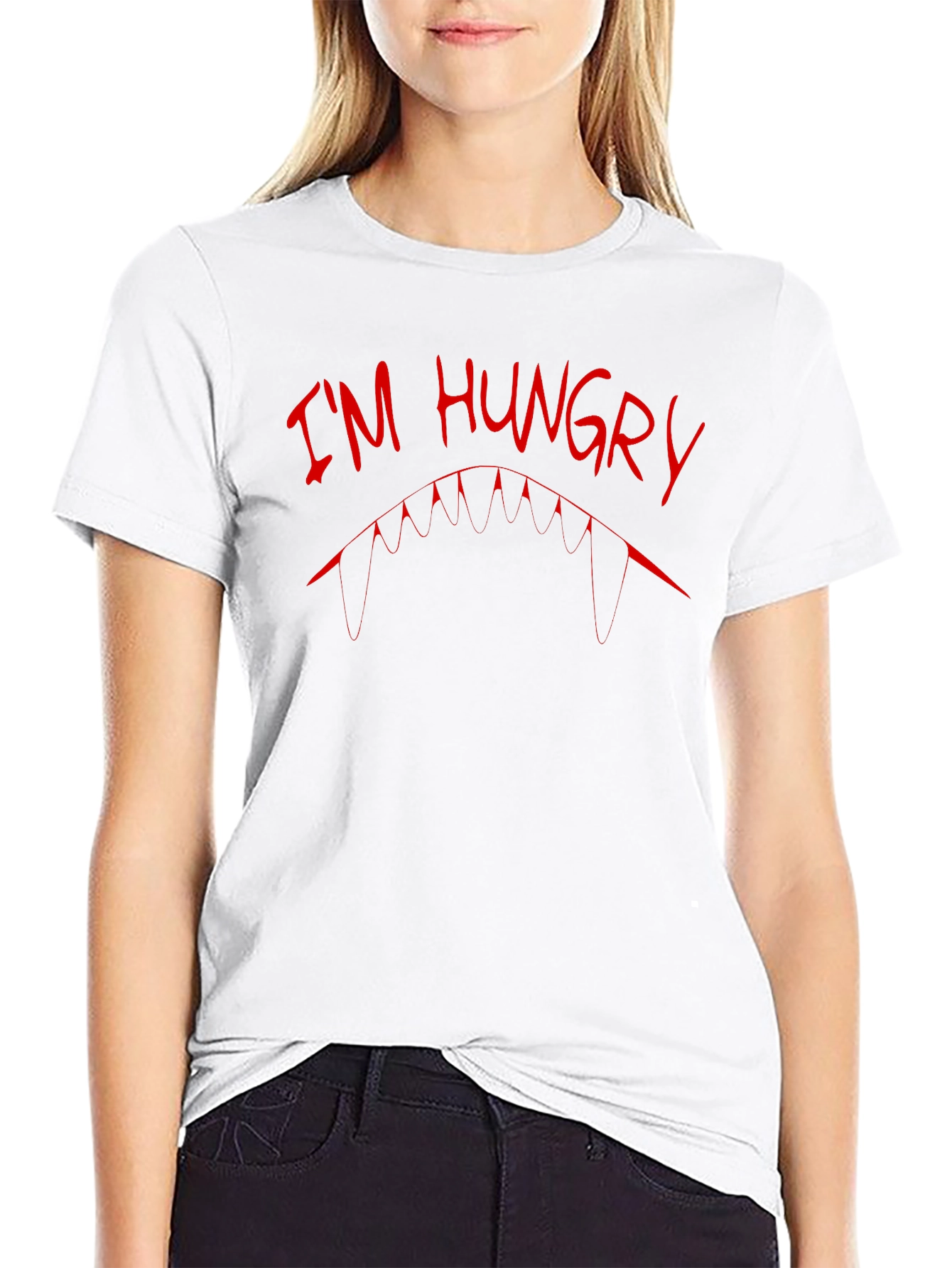 Im Hungry Shark Graphic Tee - Mens