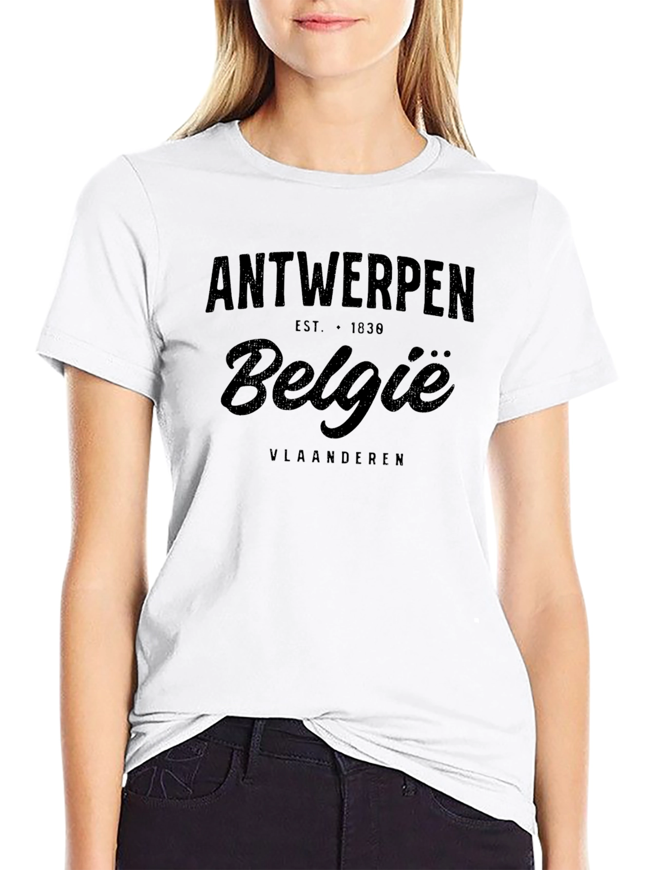 Antwerpen België T-Shirt - Classic Design