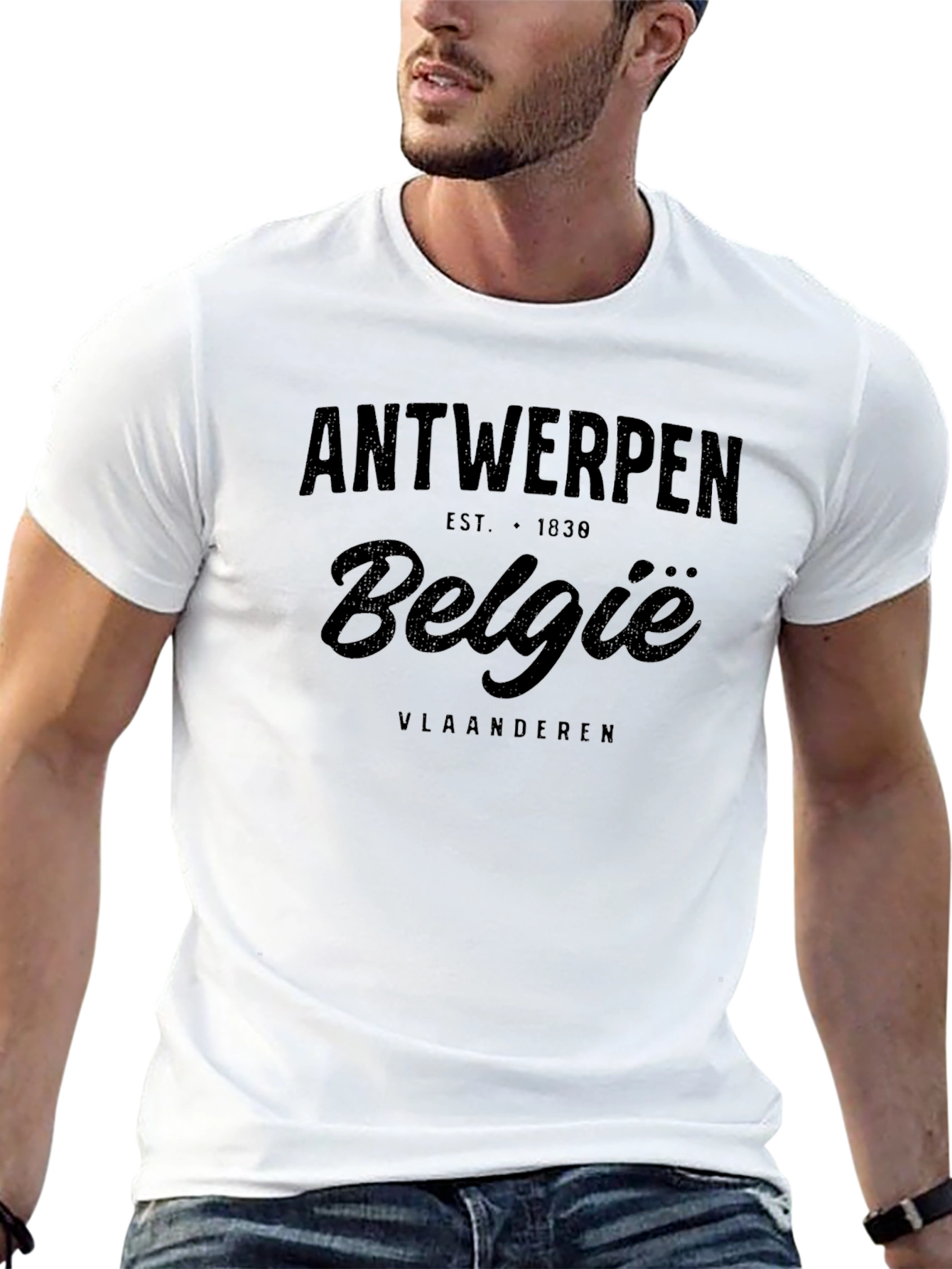 Antwerpen België T-Shirt - Classic Design