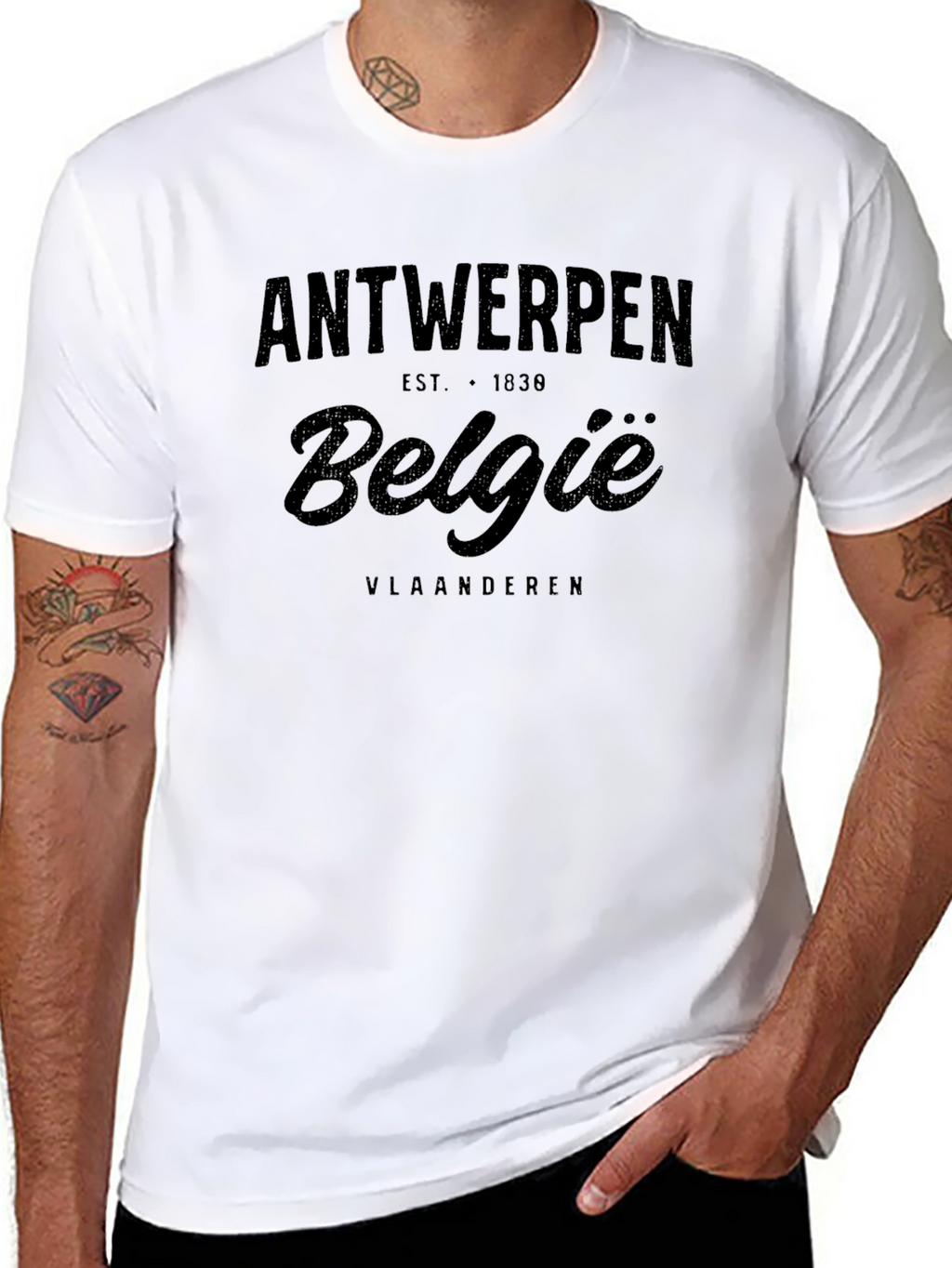 Antwerpen België T-Shirt - Classic Design