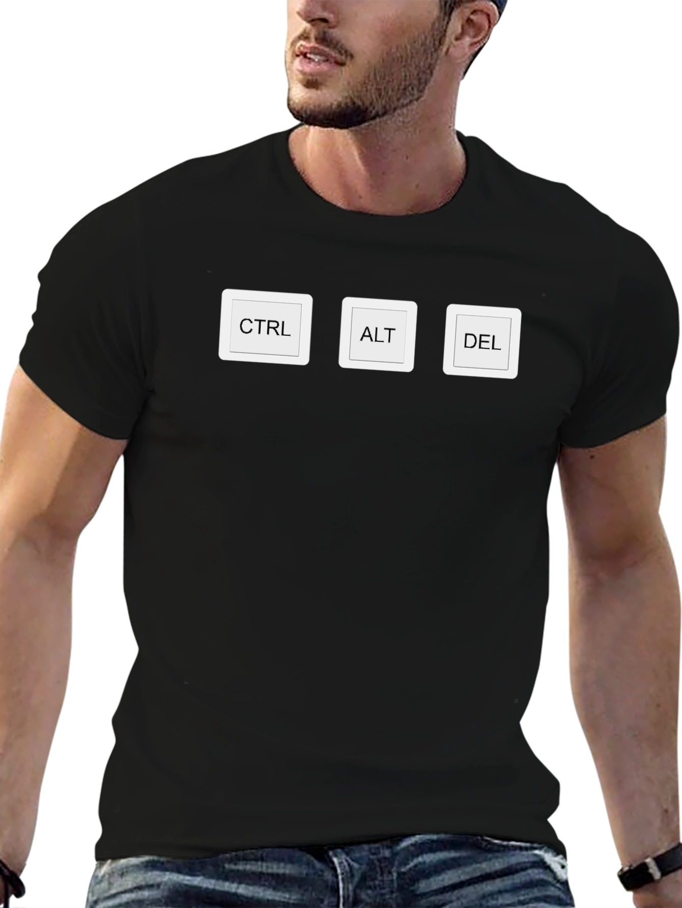 Ctrl+Alt+Del Tee - Geek Chic Soft Cotton T-Shirt