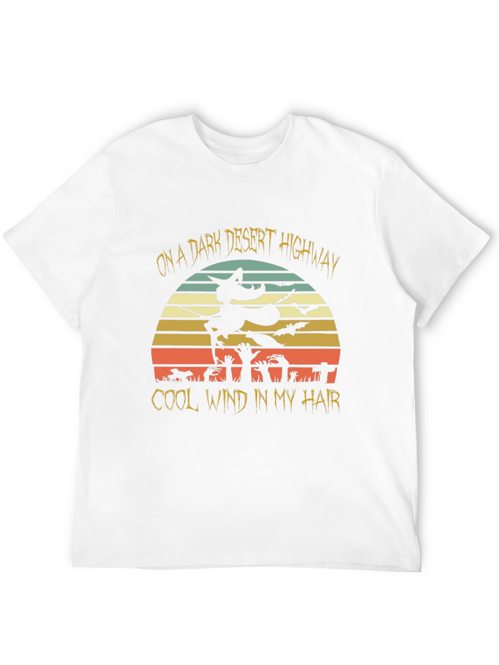Dark Desert Highway Halloween T-Shirt