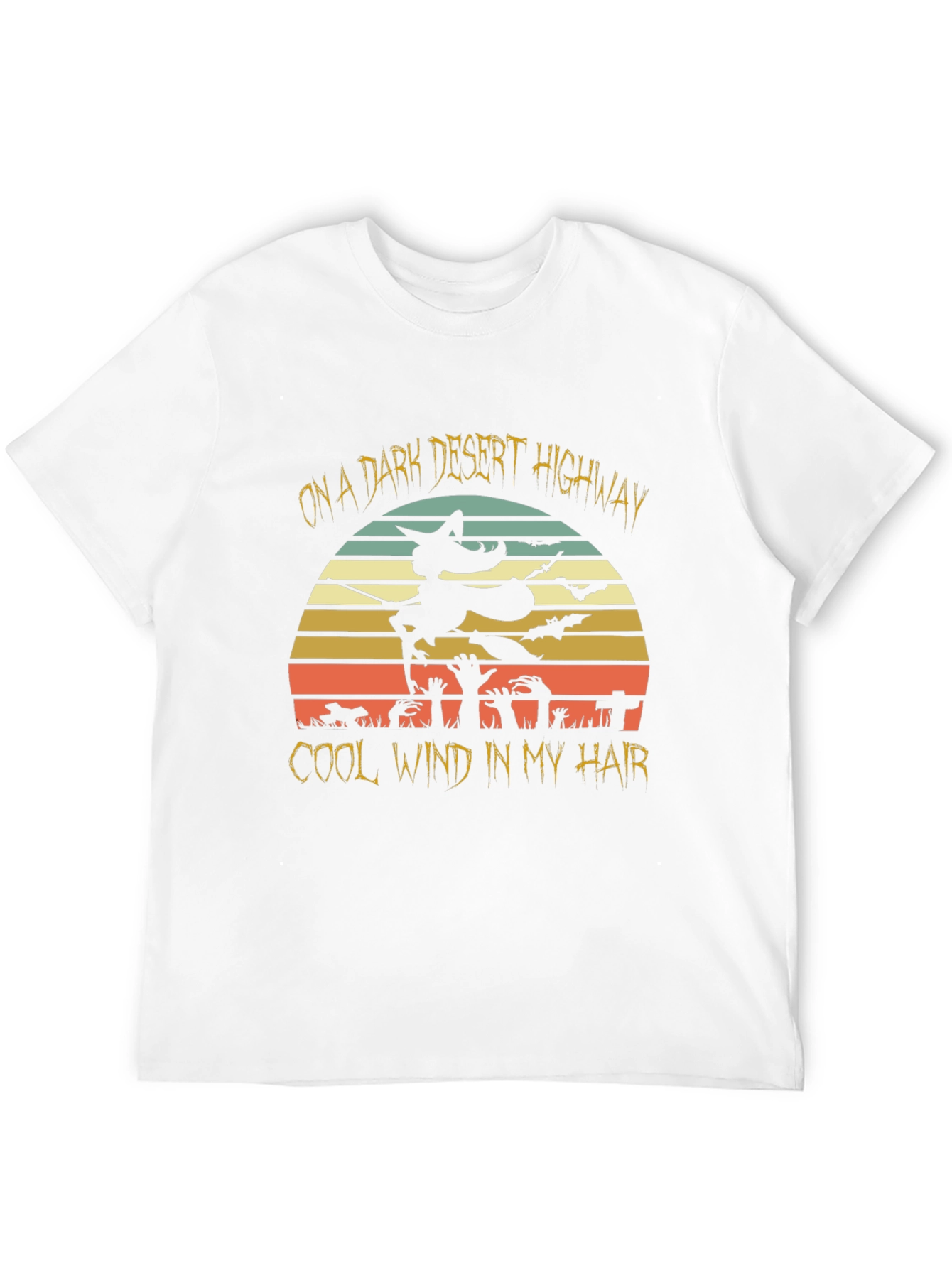 Dark Desert Highway Halloween T-Shirt