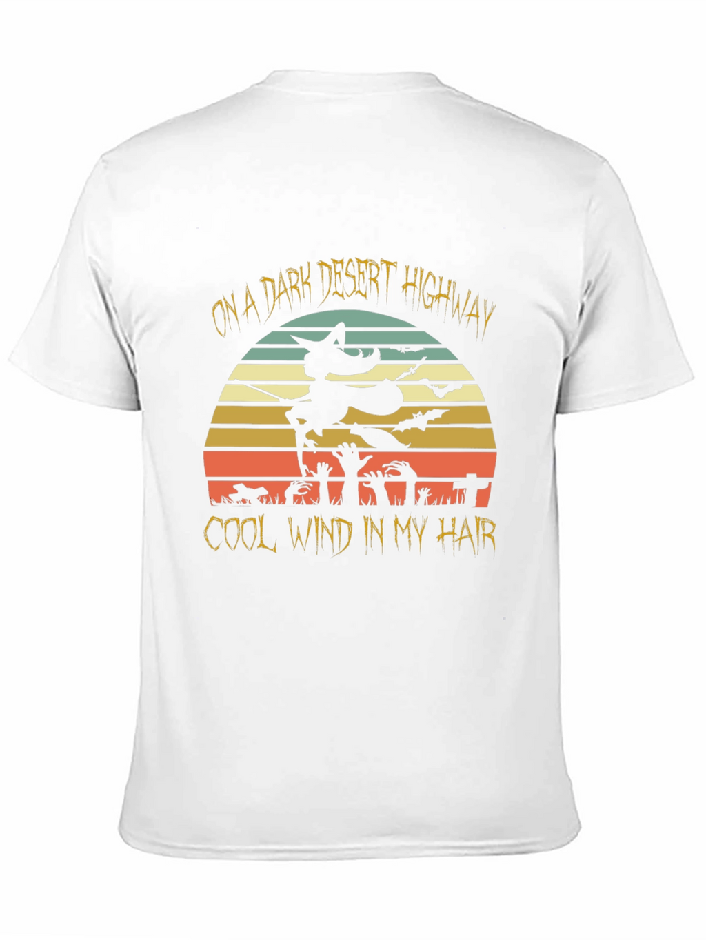 Dark Desert Highway Halloween T-Shirt