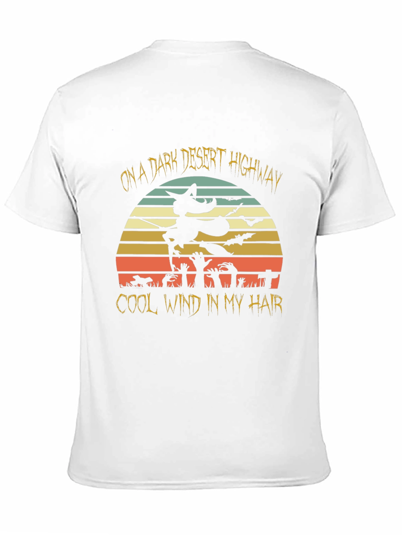 Dark Desert Highway Halloween T-Shirt