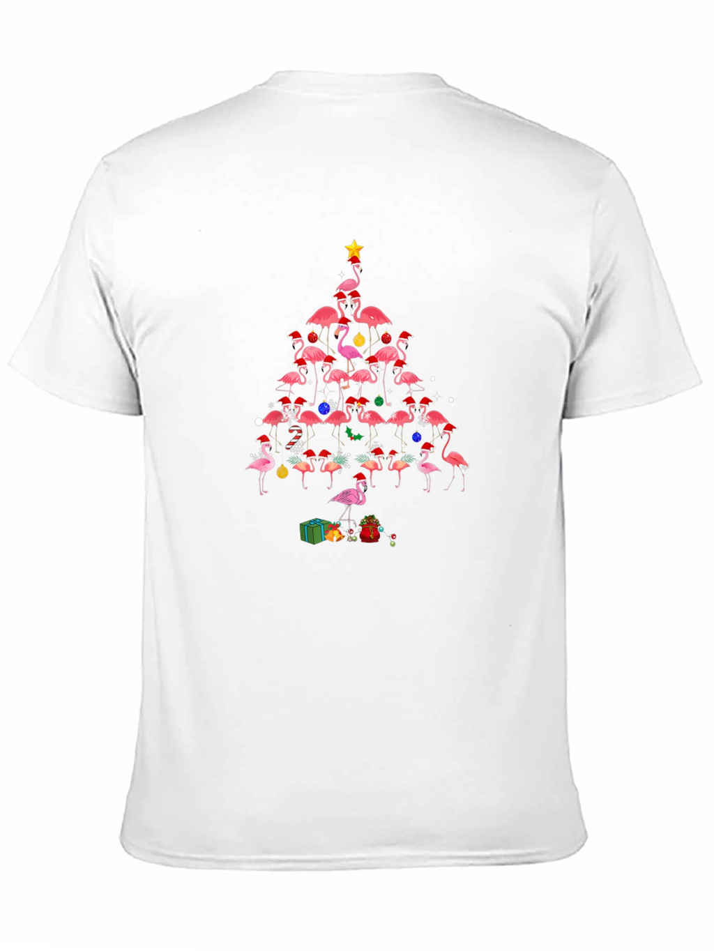 Flamingo Christmas Tree T-Shirt