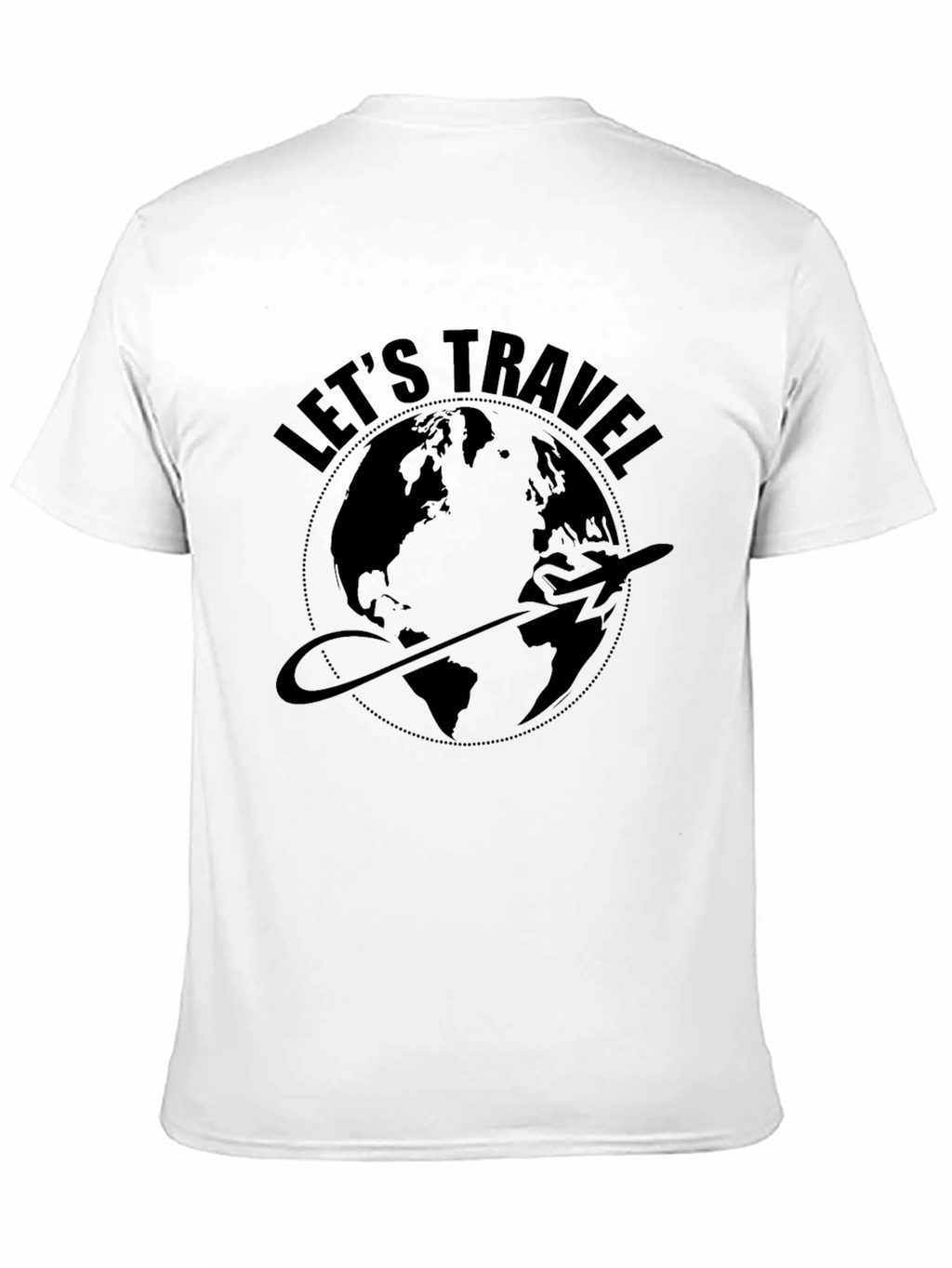 Lets Travel World Graphic T-Shirt