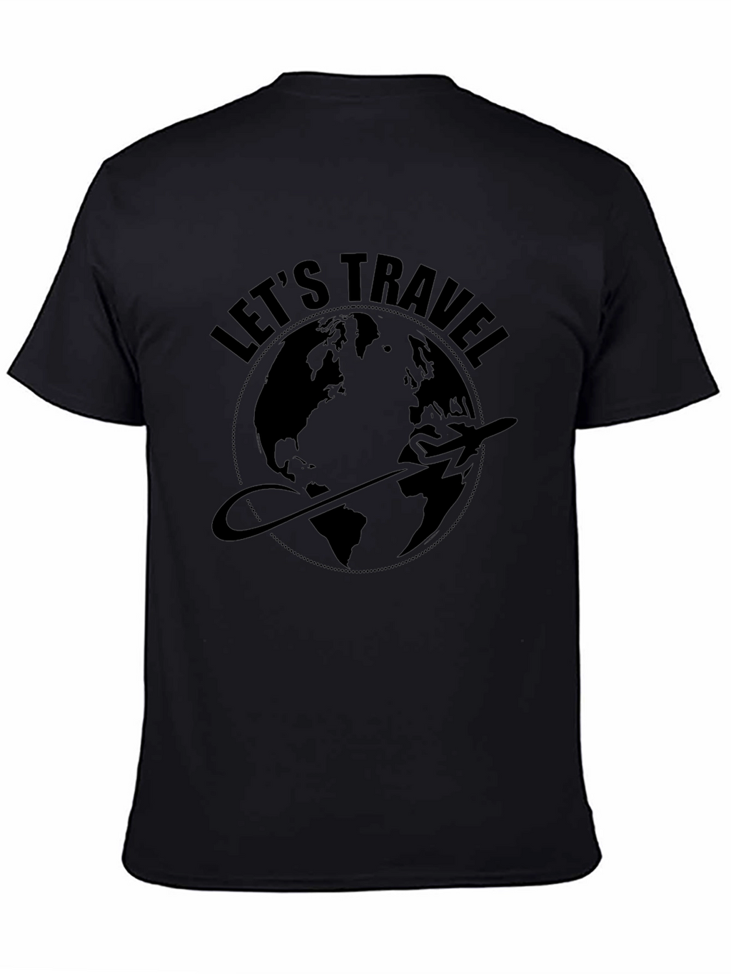 Lets Travel World Graphic T-Shirt