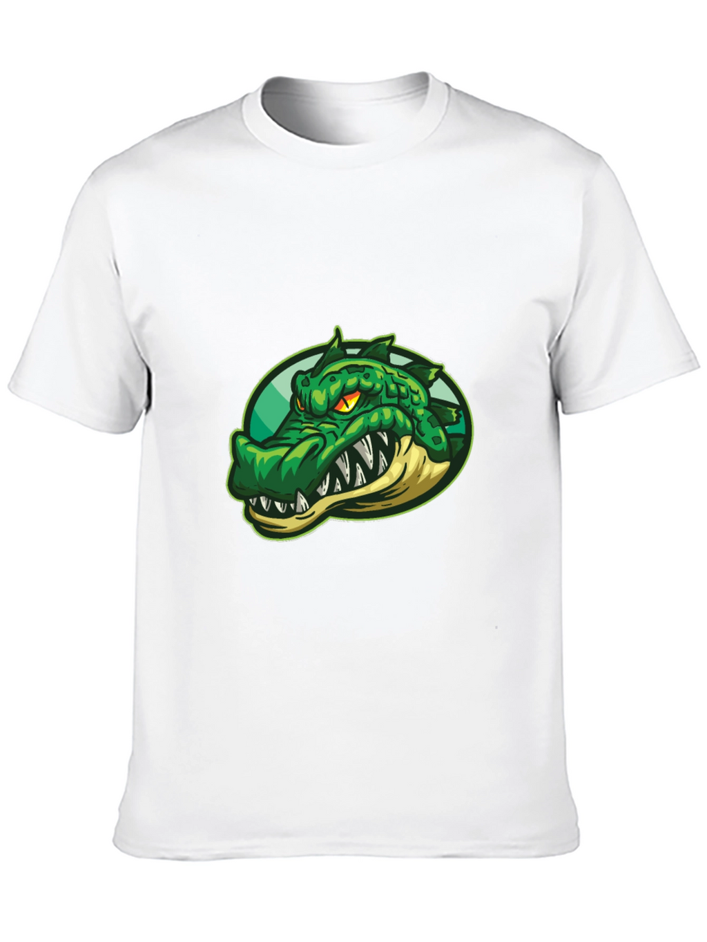 Mens Crocodile Graphic T-Shirt - Black