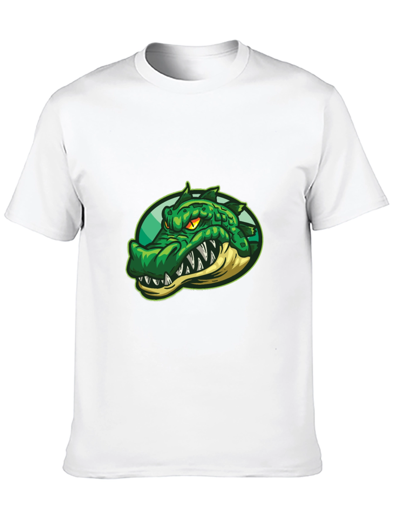 Mens Crocodile Graphic T-Shirt - Black