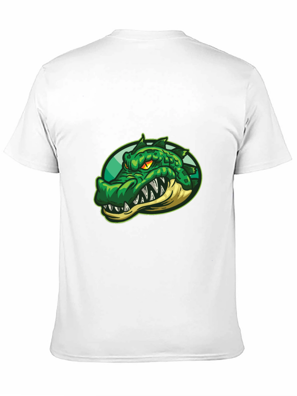 Mens Crocodile Graphic T-Shirt - Black