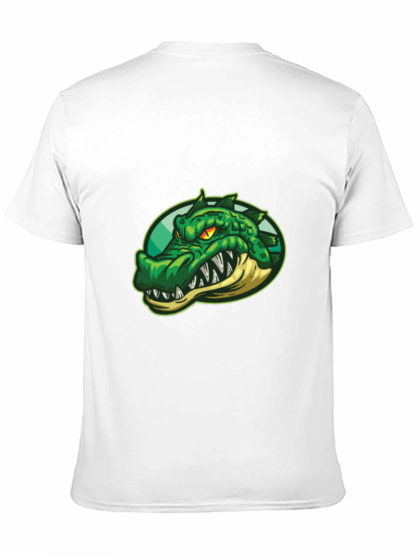 Mens Crocodile Graphic T-Shirt - Black