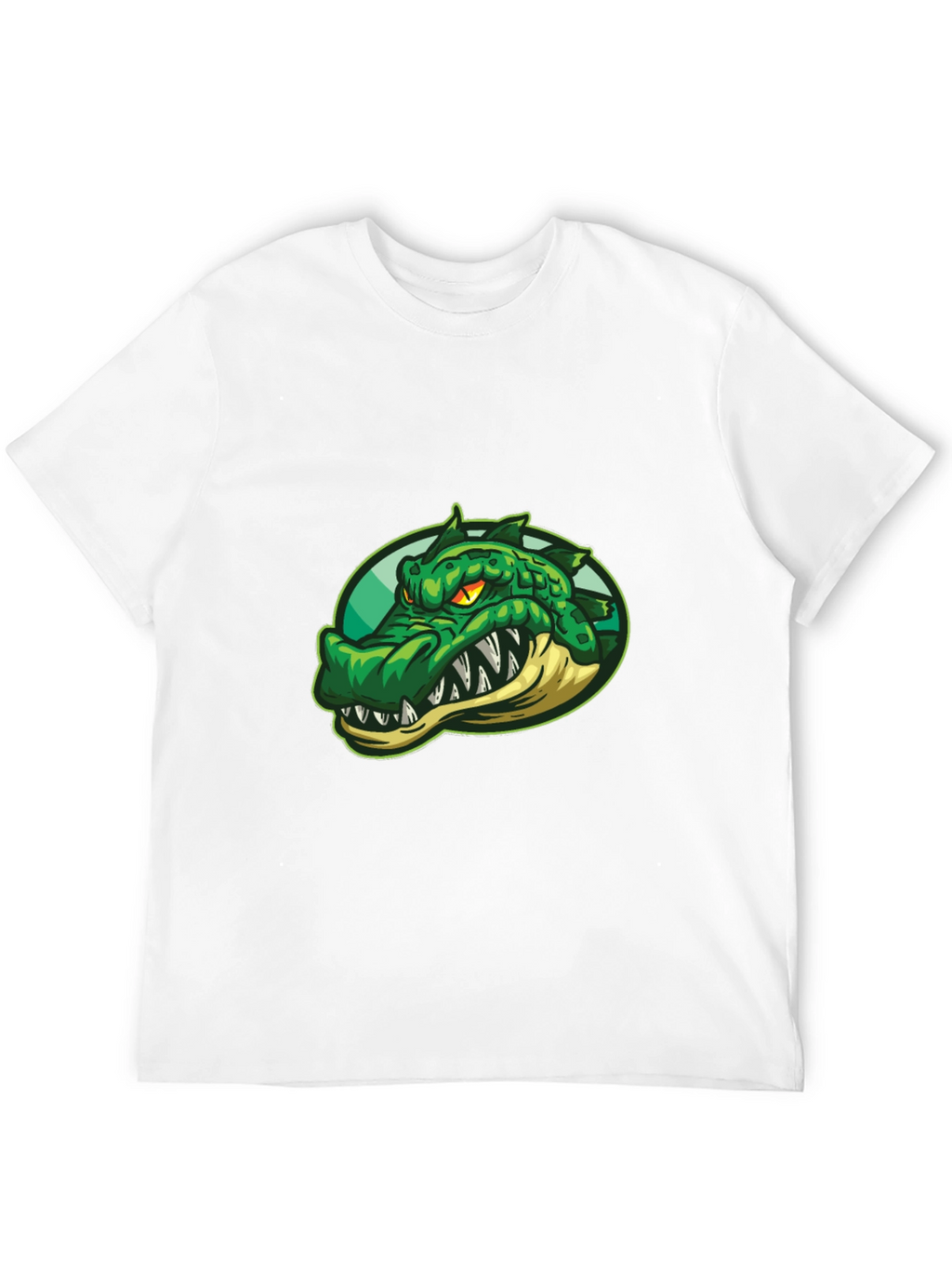 Mens Crocodile Graphic T-Shirt - Black