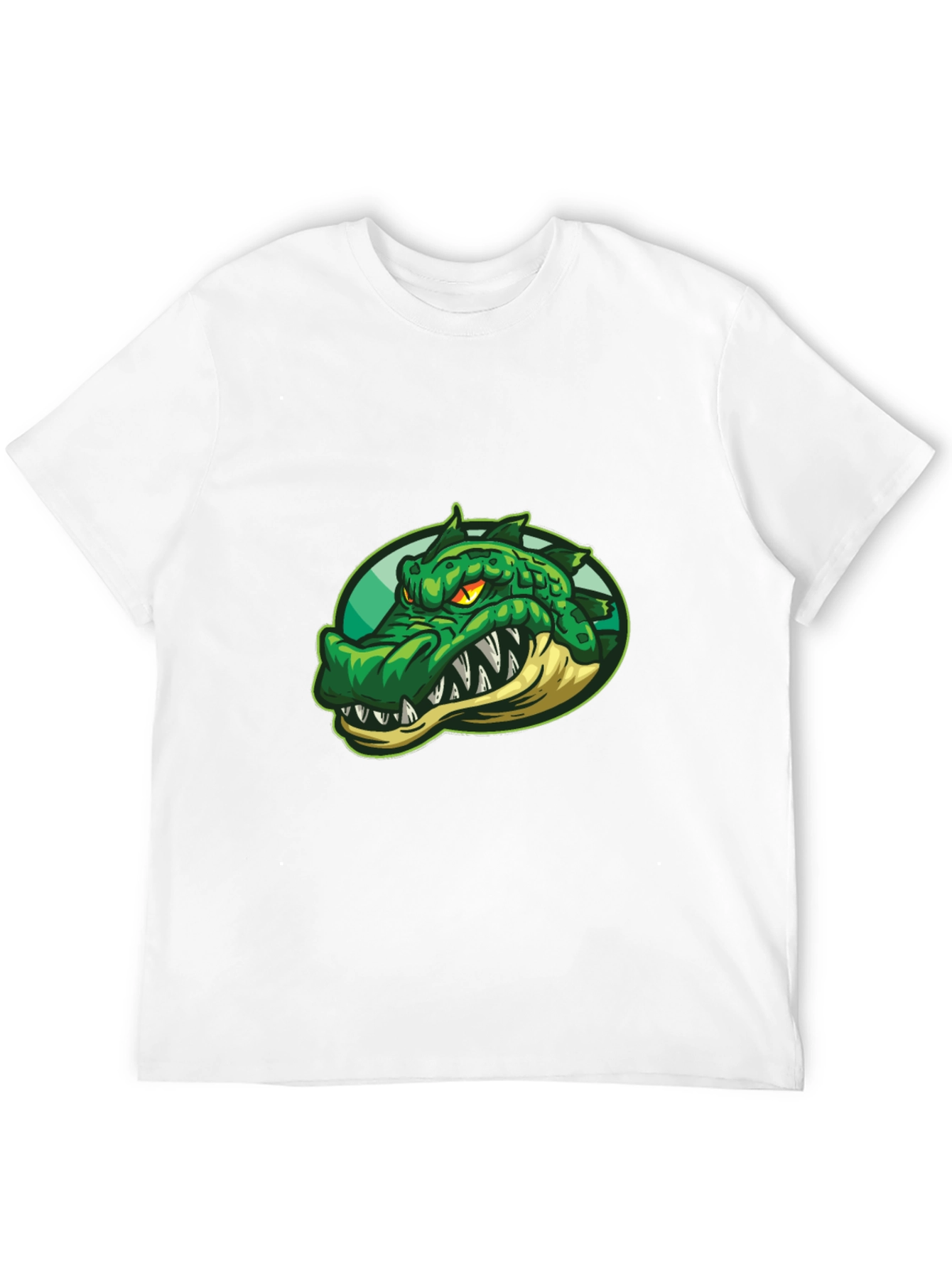 Mens Crocodile Graphic T-Shirt - Black