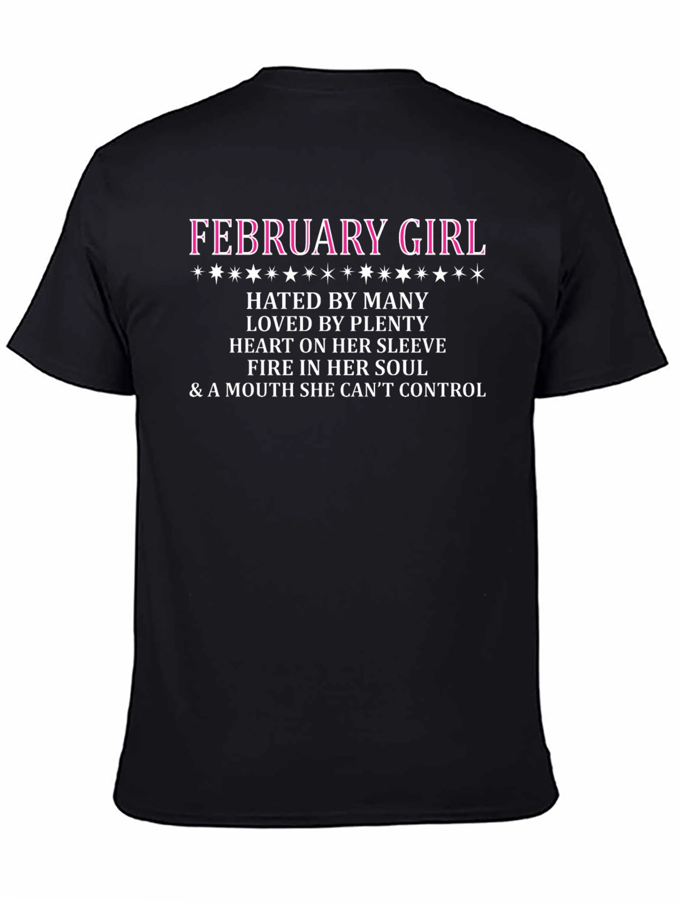 February Girl Graphic T-Shirt