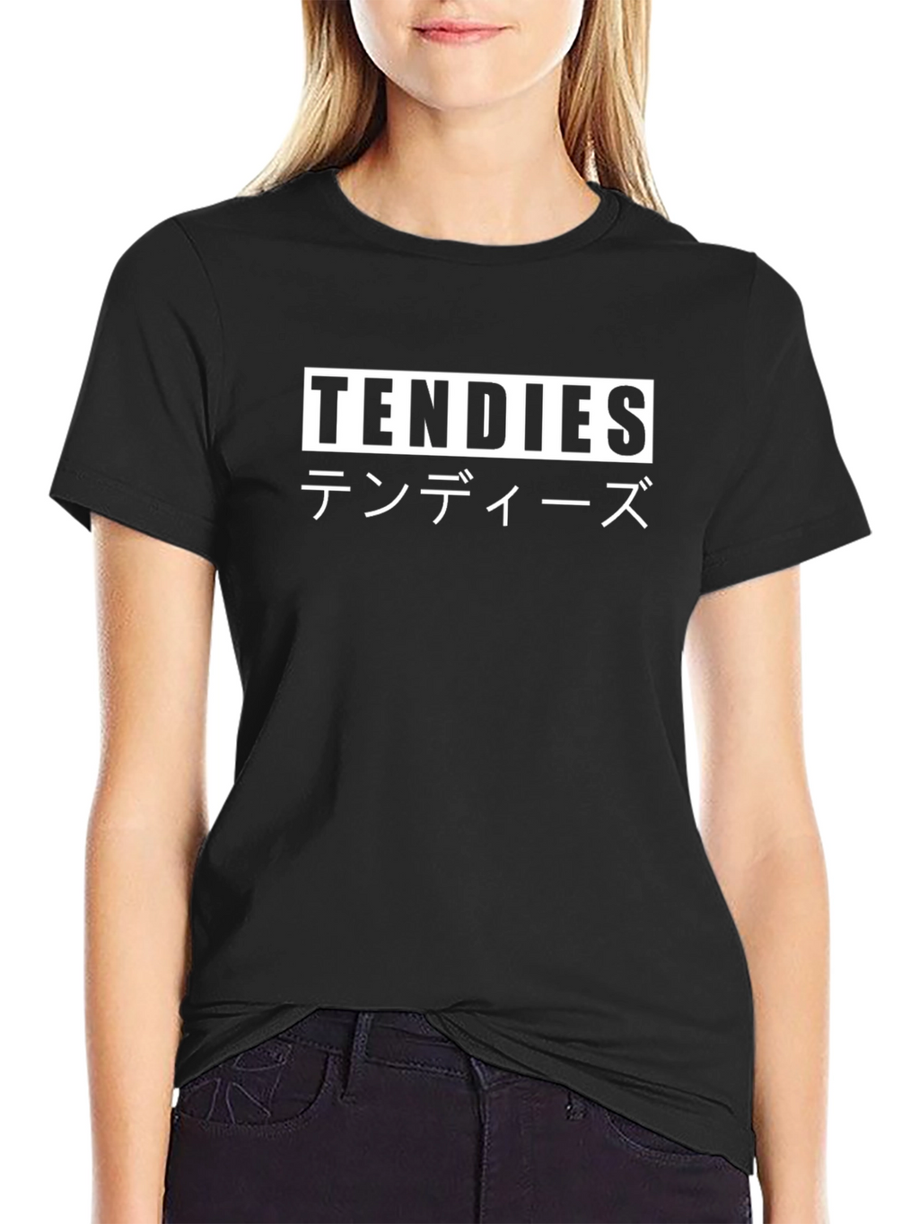 Tendies Graphic T-Shirt - Black Casual Tee