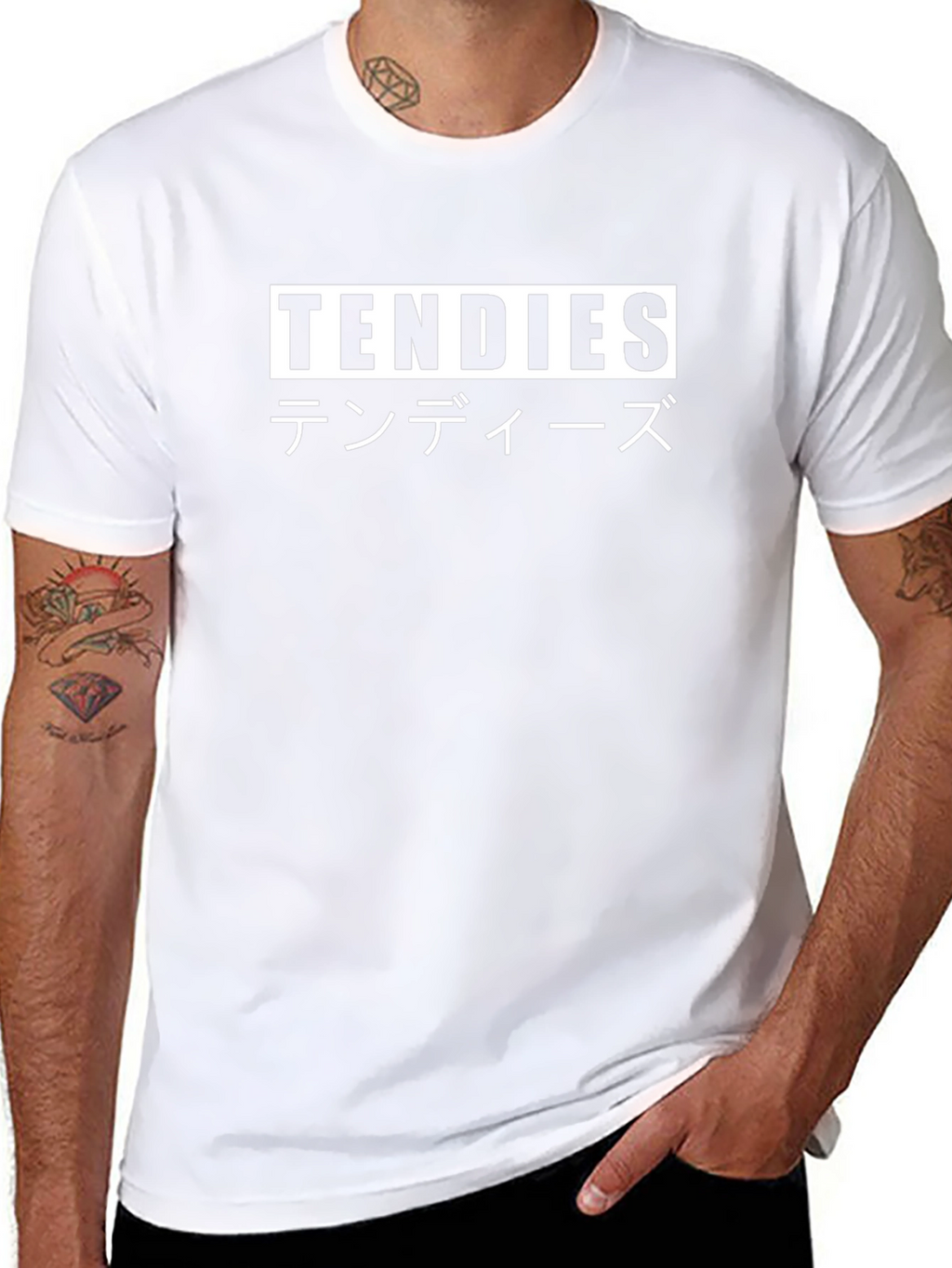 Tendies Graphic T-Shirt - Black Casual Tee