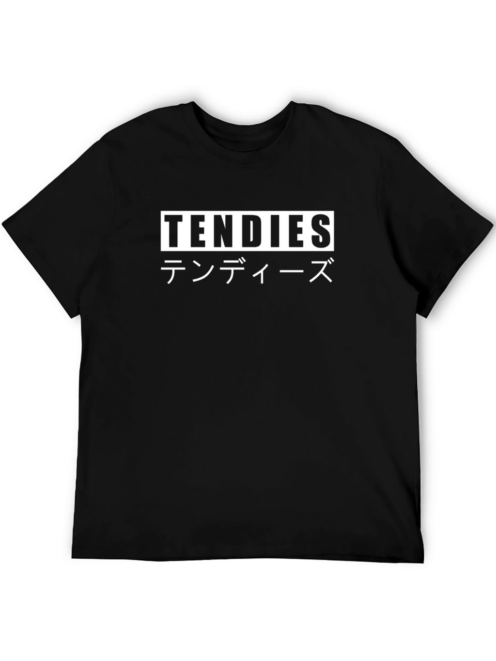 Tendies Graphic T-Shirt - Black Casual Tee