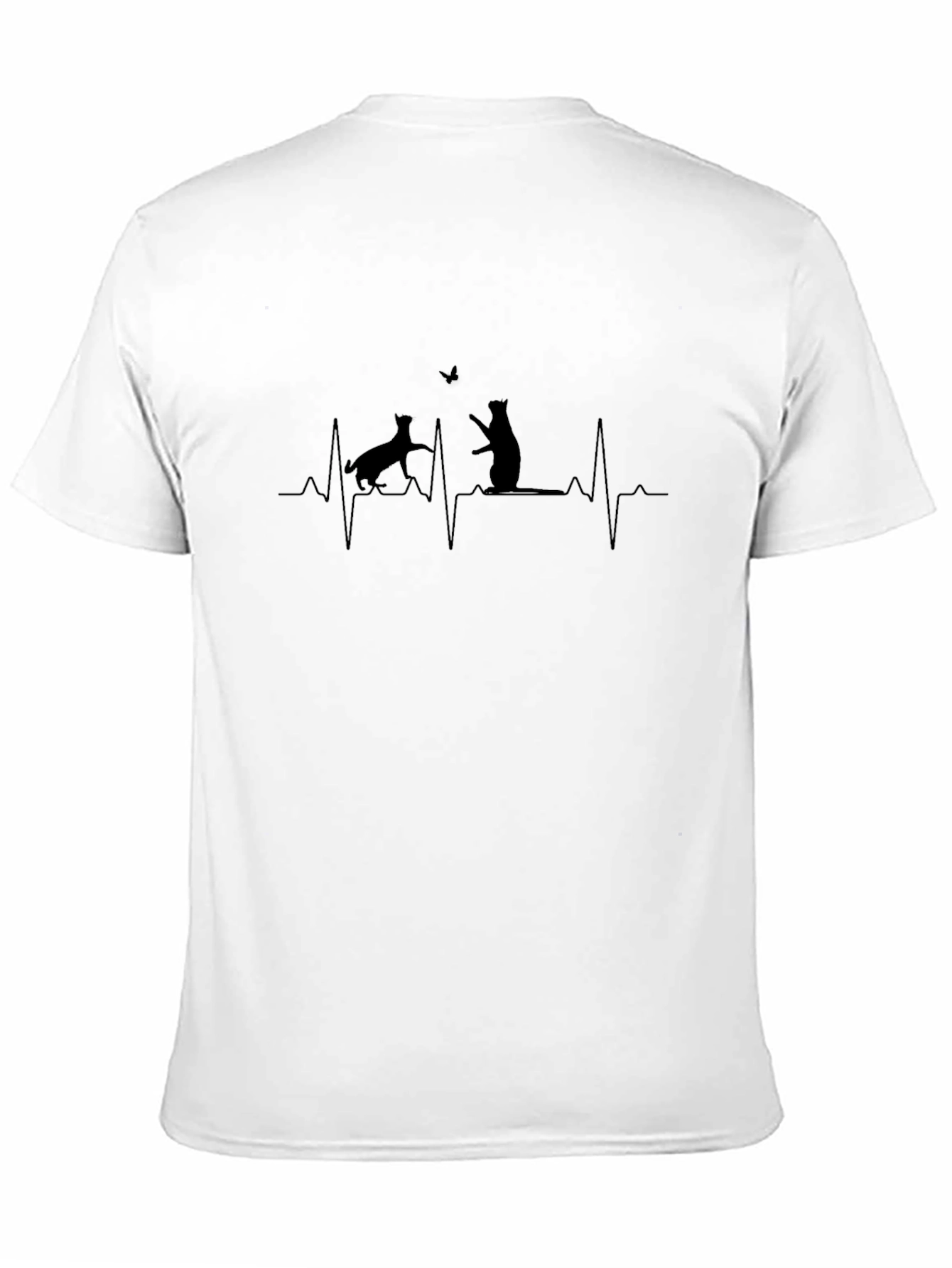 Dog & Cat ECG Heartbeat T-Shirt