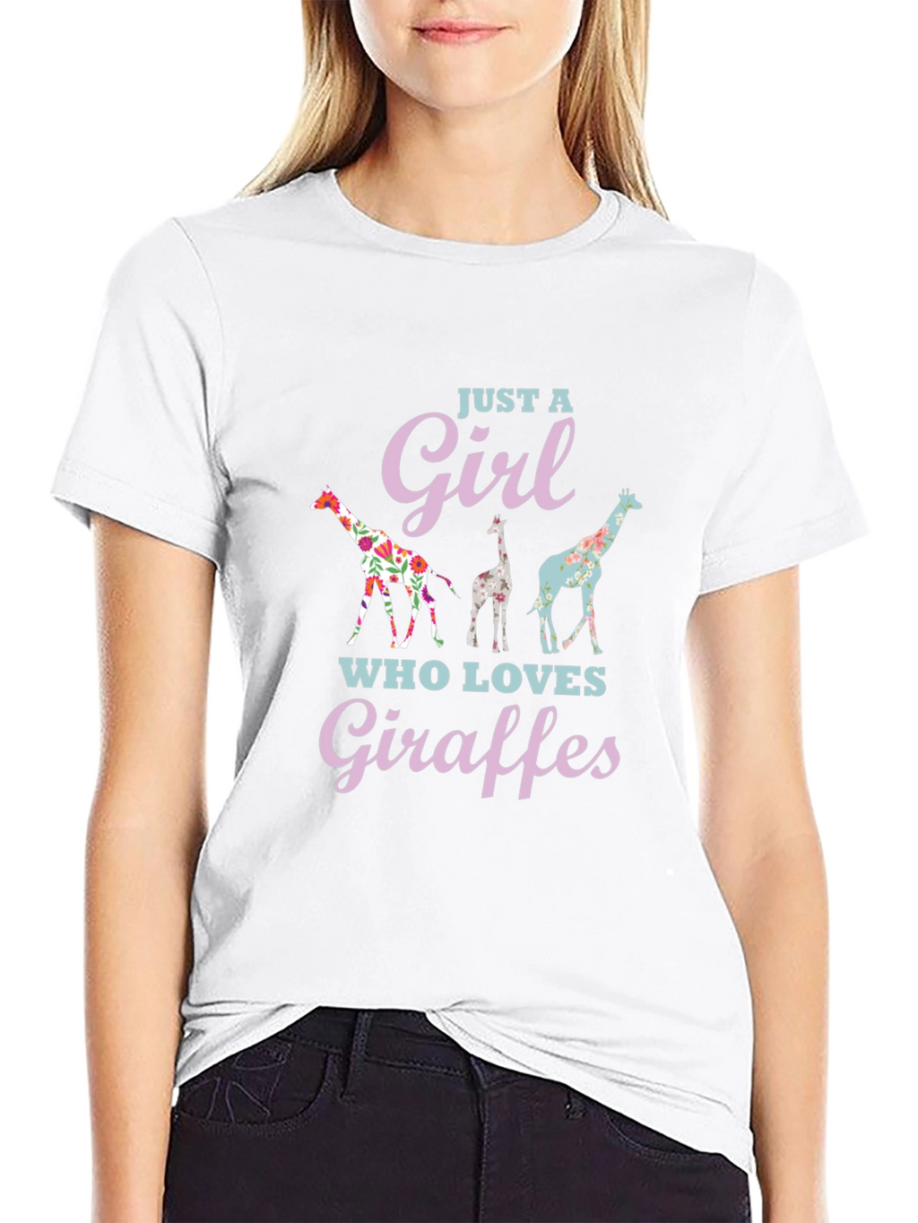 Giraffe Lover Graphic T-Shirt