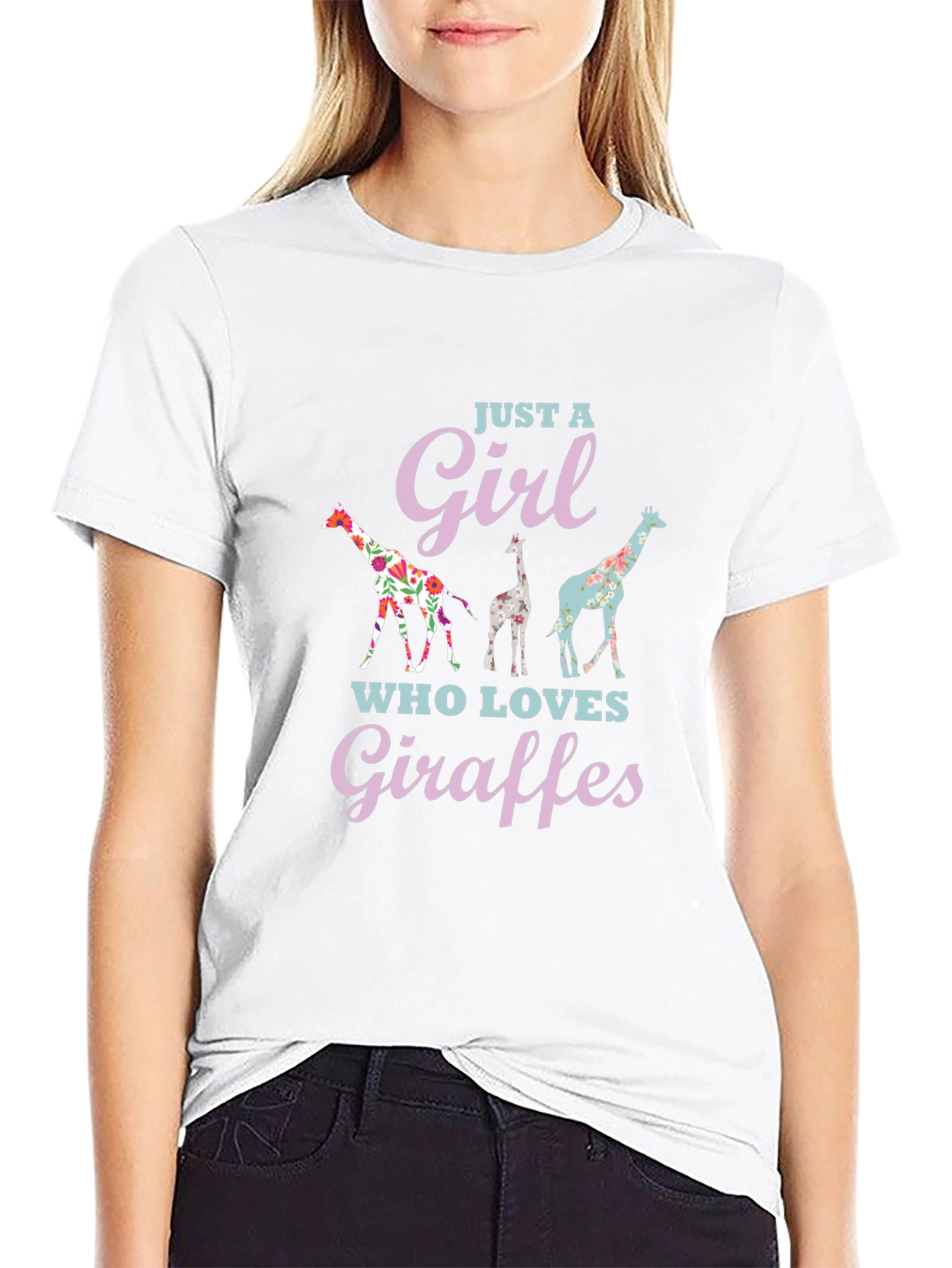 Giraffe Lover Graphic T-Shirt