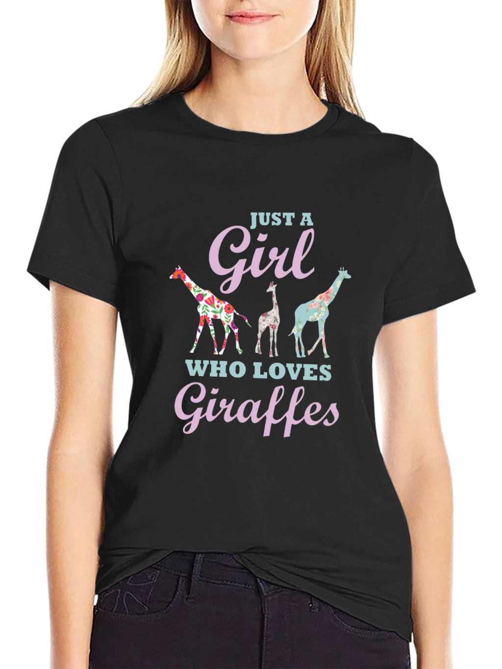 Giraffe Lover Graphic T-Shirt