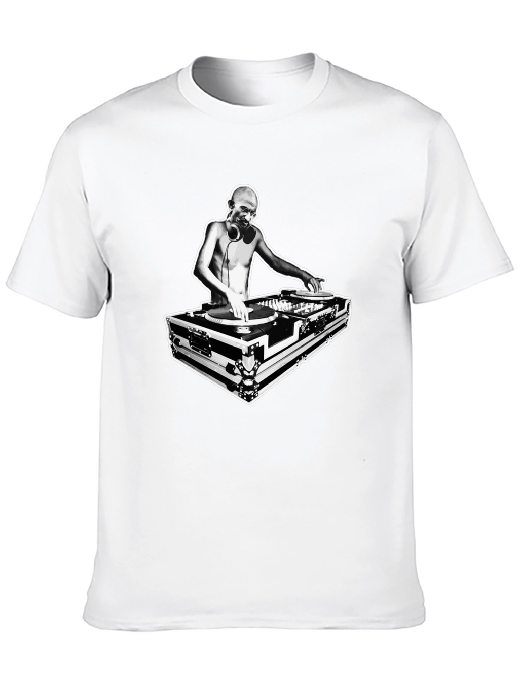 DJ Graphic Tee - Black Crew Neck T-Shirt