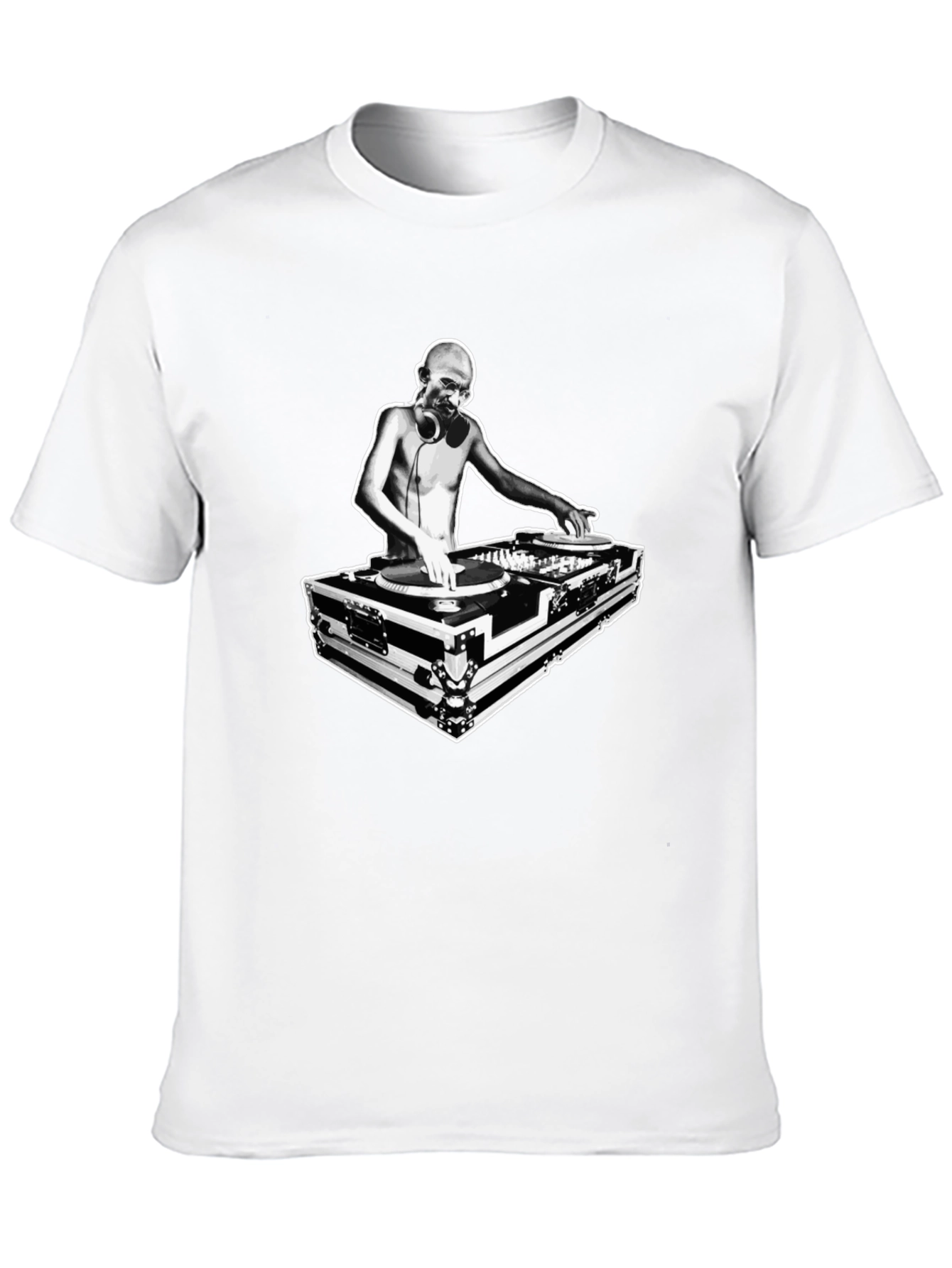 DJ Graphic Tee - Black Crew Neck T-Shirt