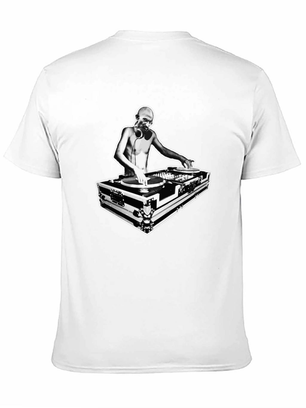 DJ Graphic Tee - Black Crew Neck T-Shirt