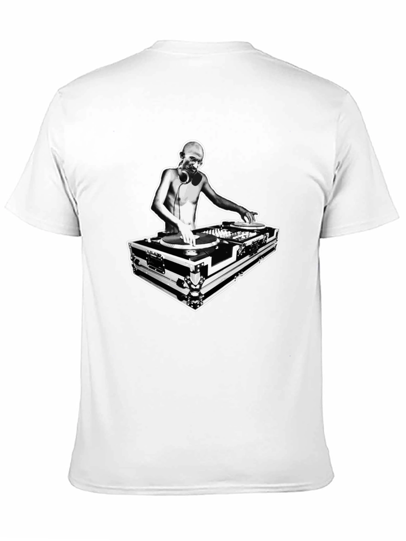 DJ Graphic Tee - Black Crew Neck T-Shirt
