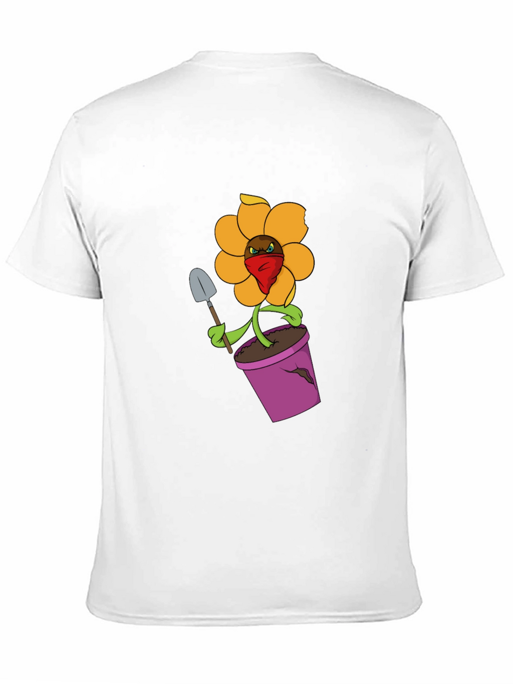 Rebellious Flower in Pot T-Shirt