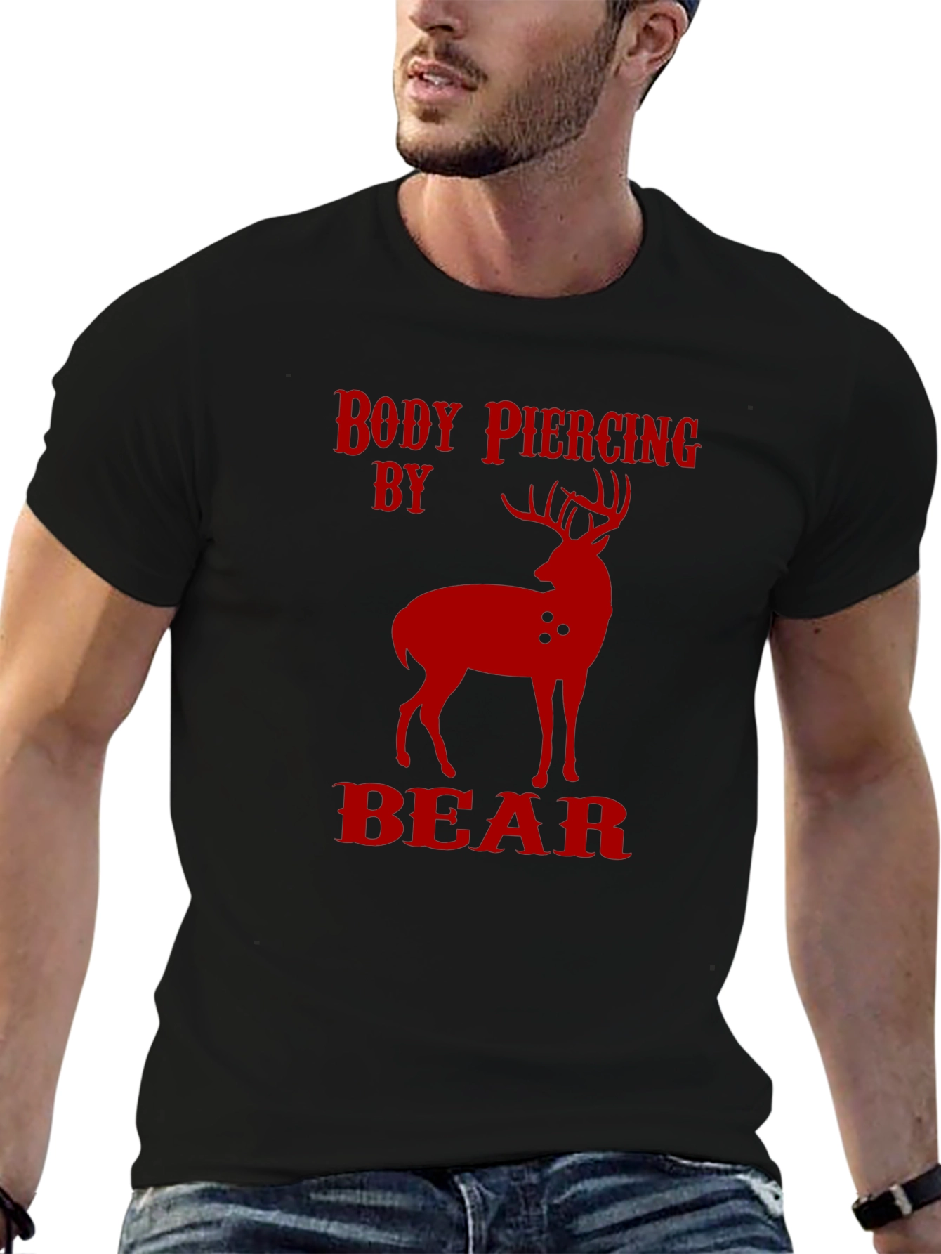 Body Piercing by Bear Graphic Tee