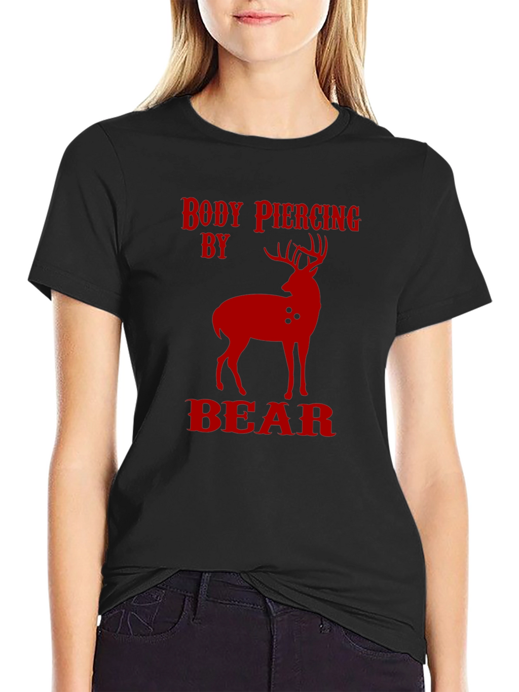 Body Piercing by Bear Graphic Tee