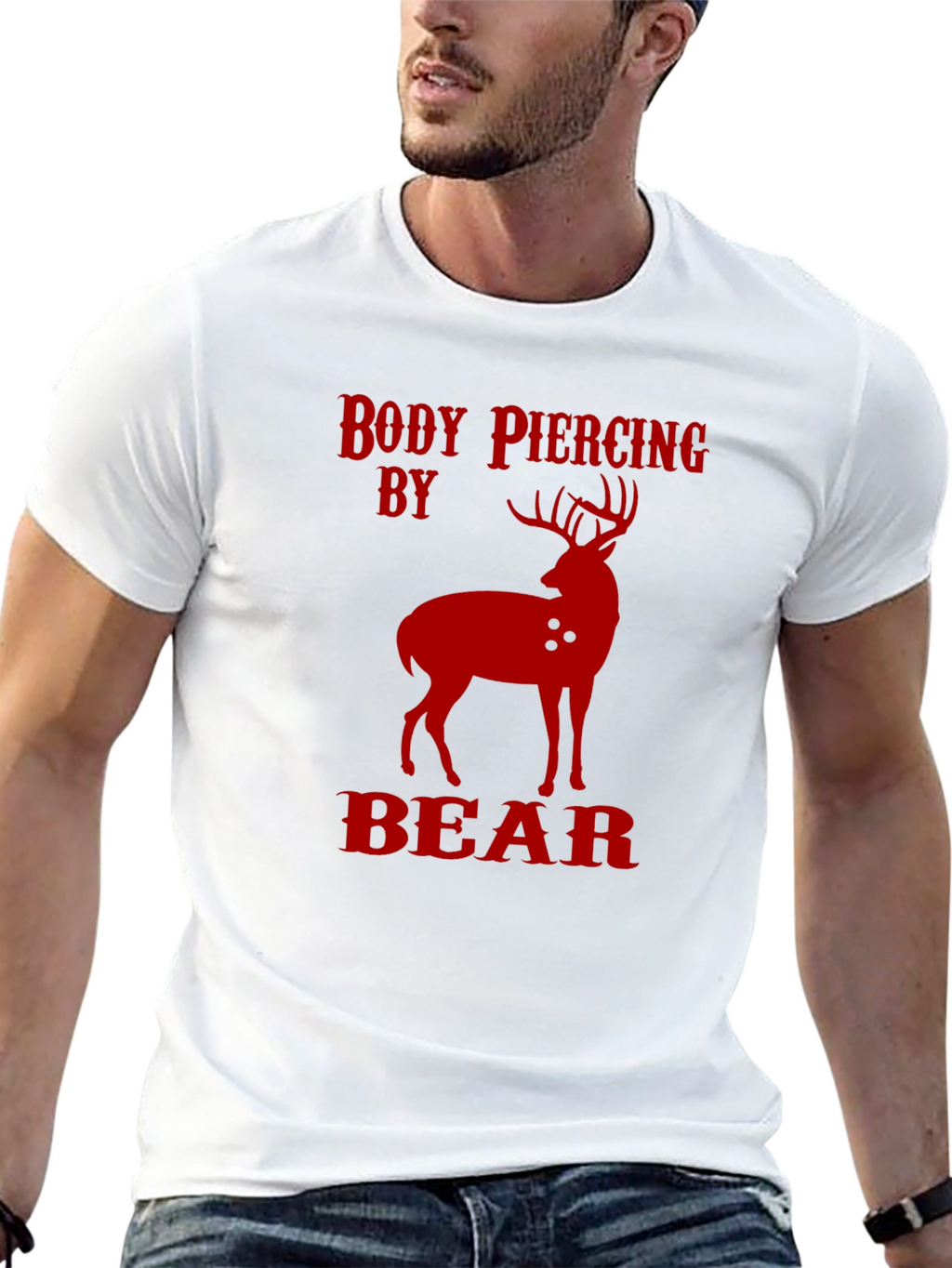 Body Piercing by Bear Graphic Tee