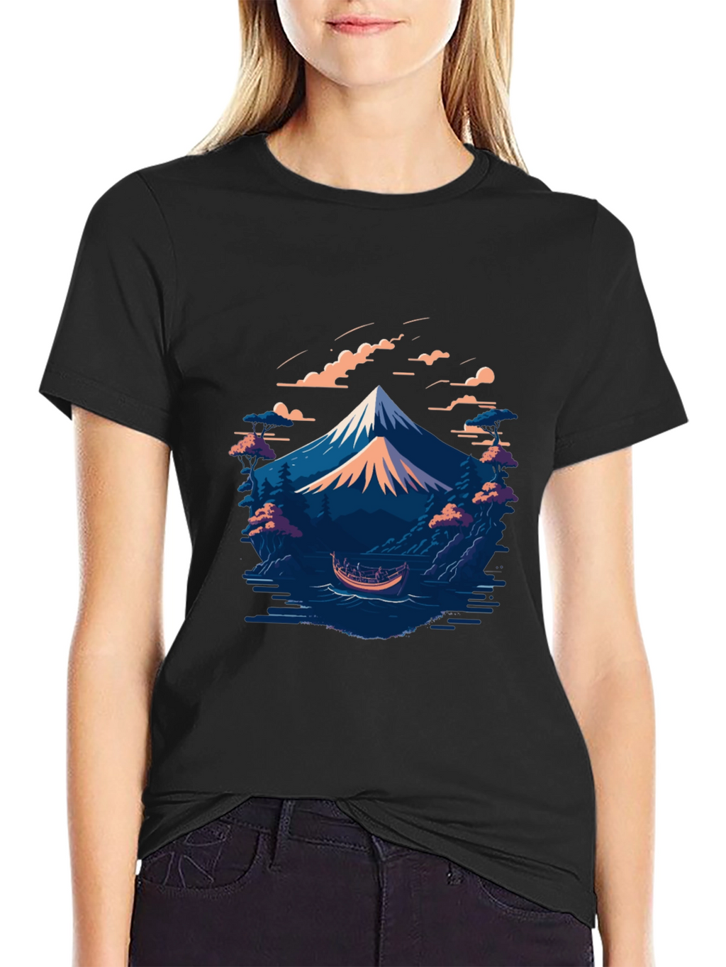 Mountain Lake Graphic Tee