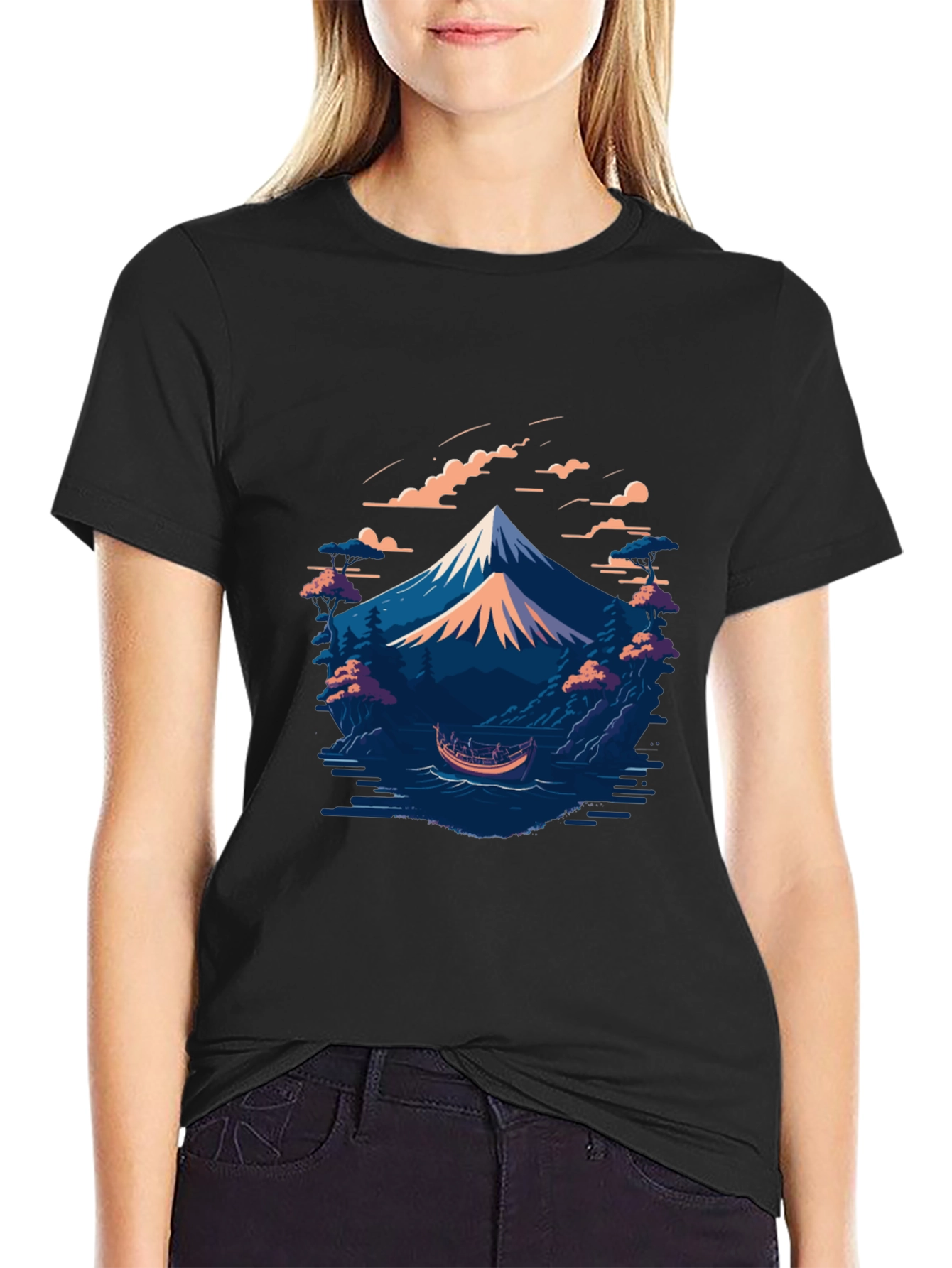 Mountain Lake Graphic Tee