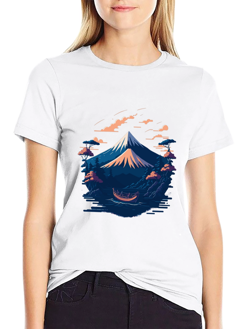 Mountain Lake Graphic Tee