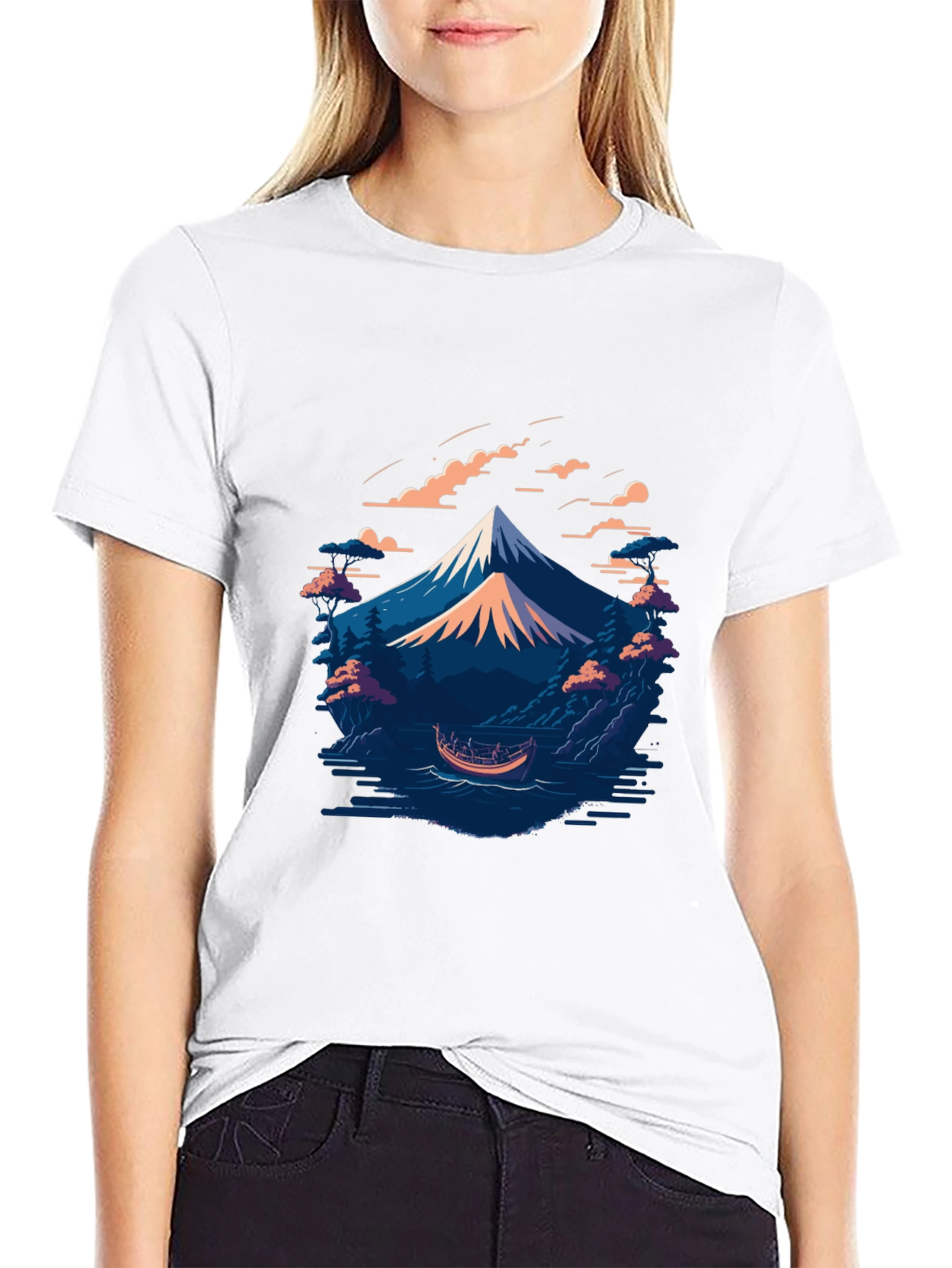 Mountain Lake Graphic Tee