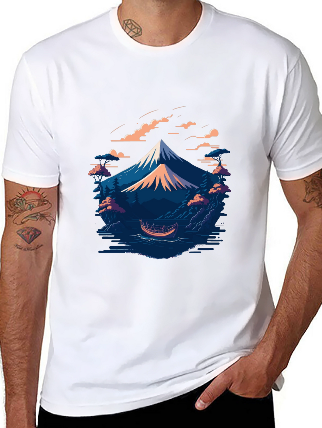 Mountain Lake Graphic Tee