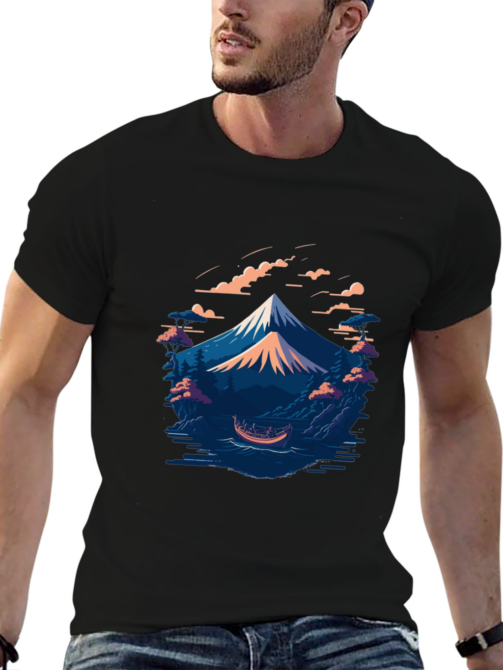 Mountain Lake Graphic Tee
