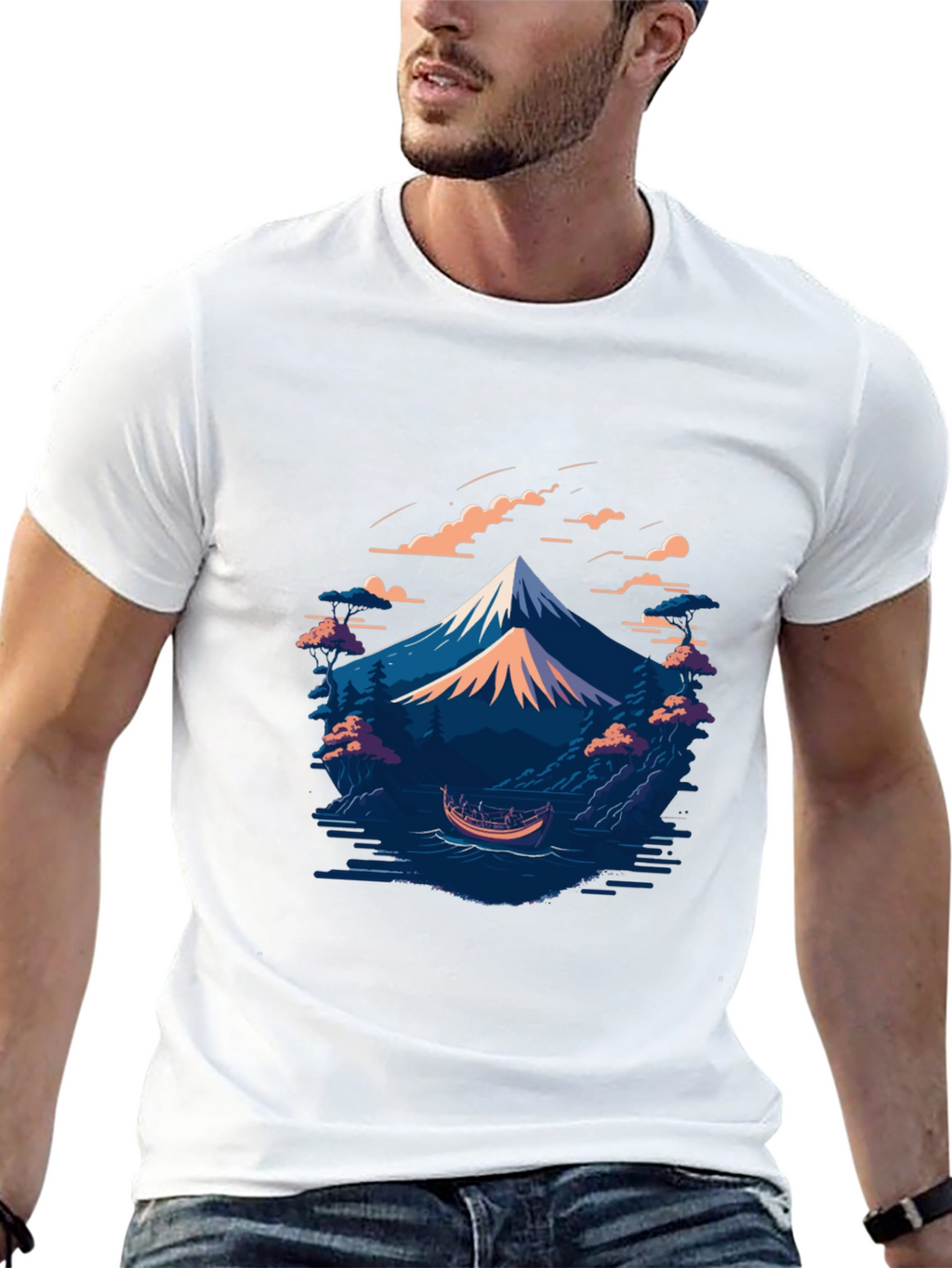Mountain Lake Graphic Tee