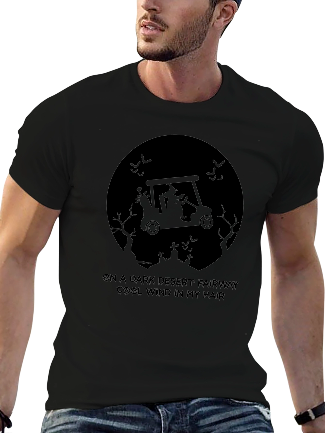 Dark Desert Fairway Graphic T-Shirt