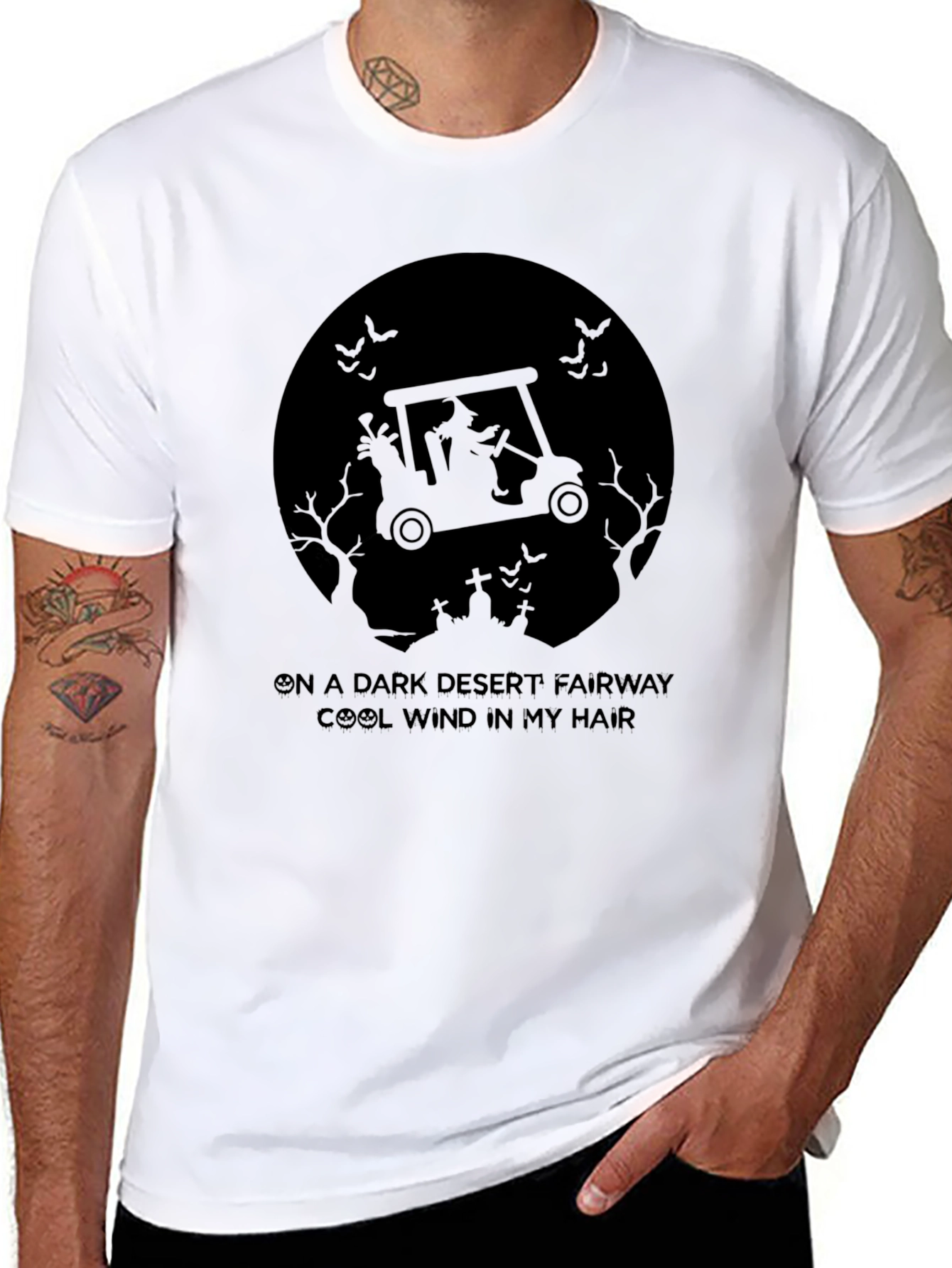 Dark Desert Fairway Graphic T-Shirt